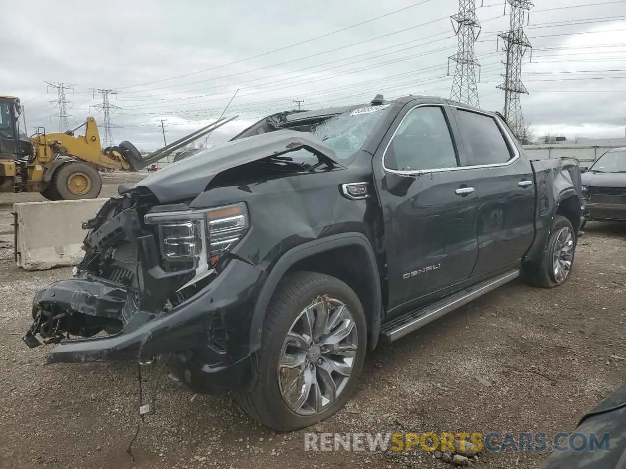 1 Photograph of a damaged car 1GTUUGEL7PZ330208 GMC SIERRA 2023