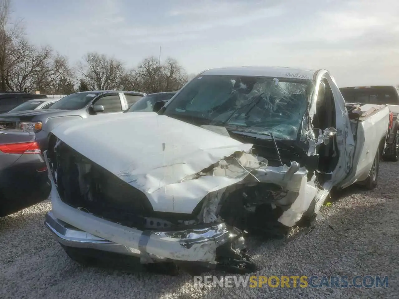1 Photograph of a damaged car 3GTNHAED9PG162683 GMC SIERRA 2023