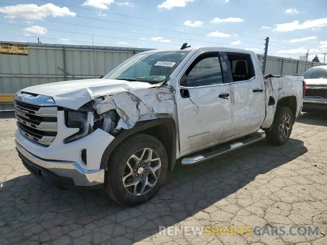 1 Photograph of a damaged car 3GTPUBEK8PG174011 GMC SIERRA 2023