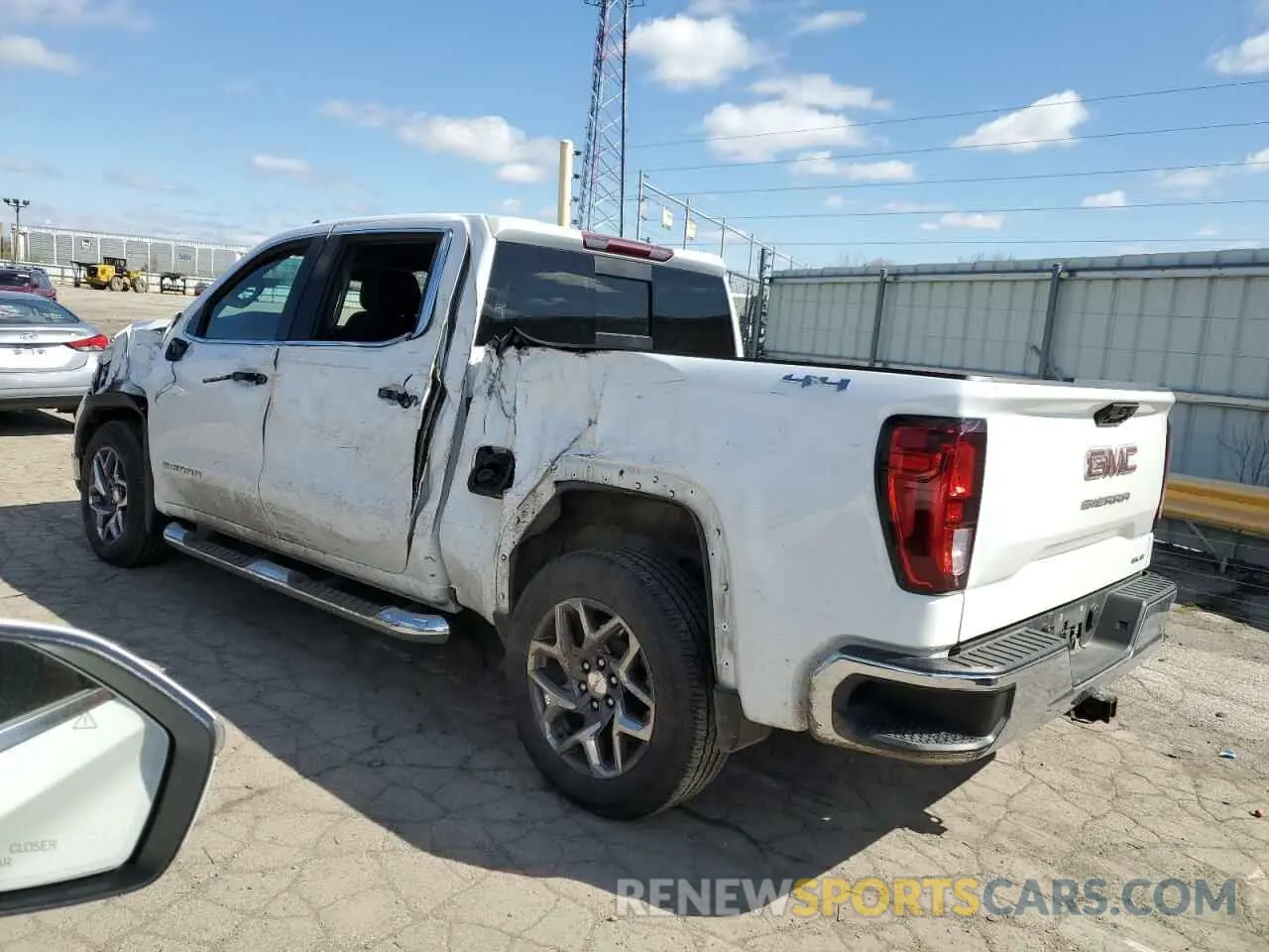 2 Photograph of a damaged car 3GTPUBEK8PG174011 GMC SIERRA 2023