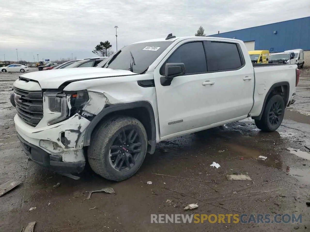 1 Photograph of a damaged car 3GTPUJEK5PG137279 GMC SIERRA 2023
