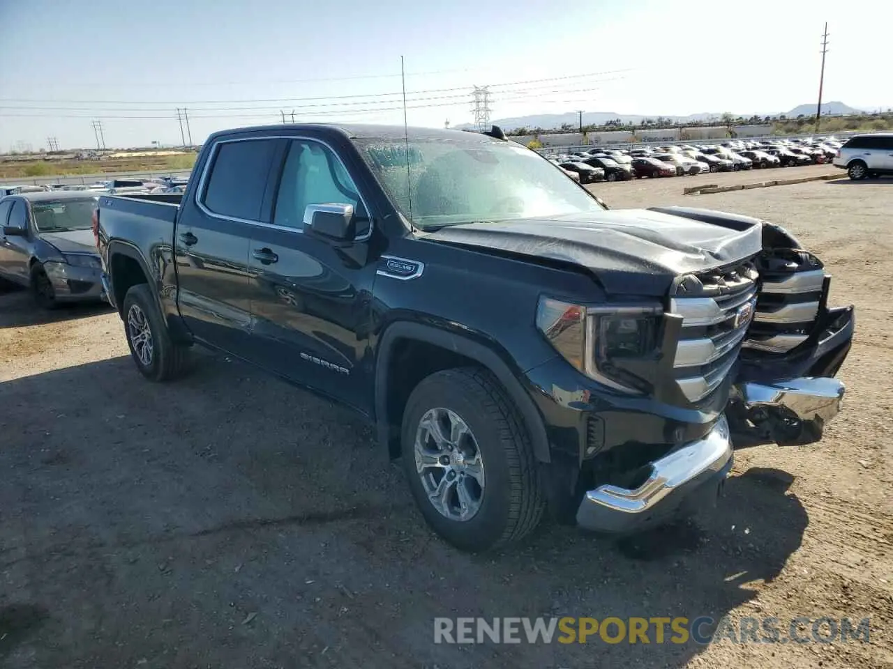 4 Фотография поврежденного автомобиля 3GTUUBED7PG271544 GMC SIERRA 2023