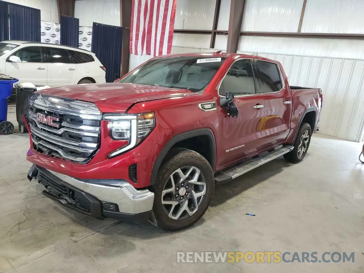 1 Photograph of a damaged car 3GTUUDE84PG265229 GMC SIERRA 2023