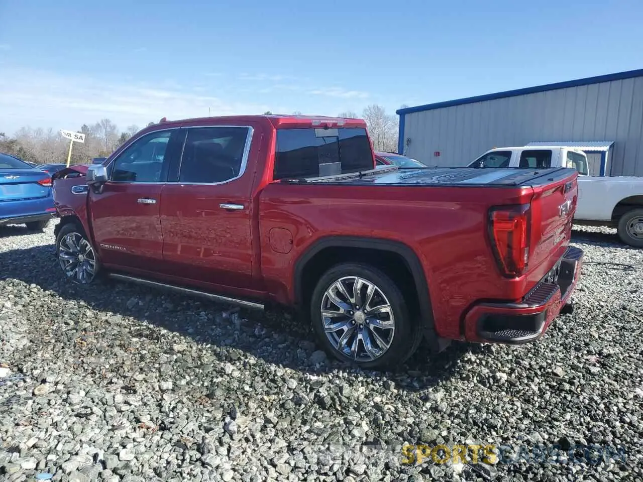 2 Фотография поврежденного автомобиля 3GTUUGED7PG242445 GMC SIERRA 2023