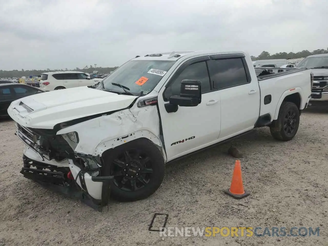 1 Photograph of a damaged car 1GT49PEY2RF145372 GMC SIERRA 2024