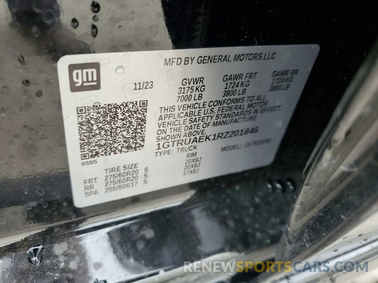 13 Фотография поврежденного автомобиля 1GTRUAEK1RZ201846 GMC SIERRA 2024