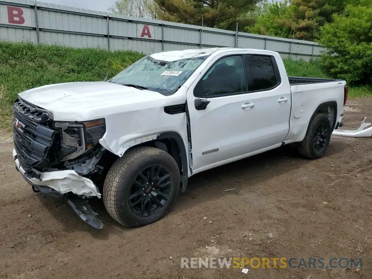 1 Photograph of a damaged car 1GTRUJEK1RZ287210 GMC SIERRA 2024