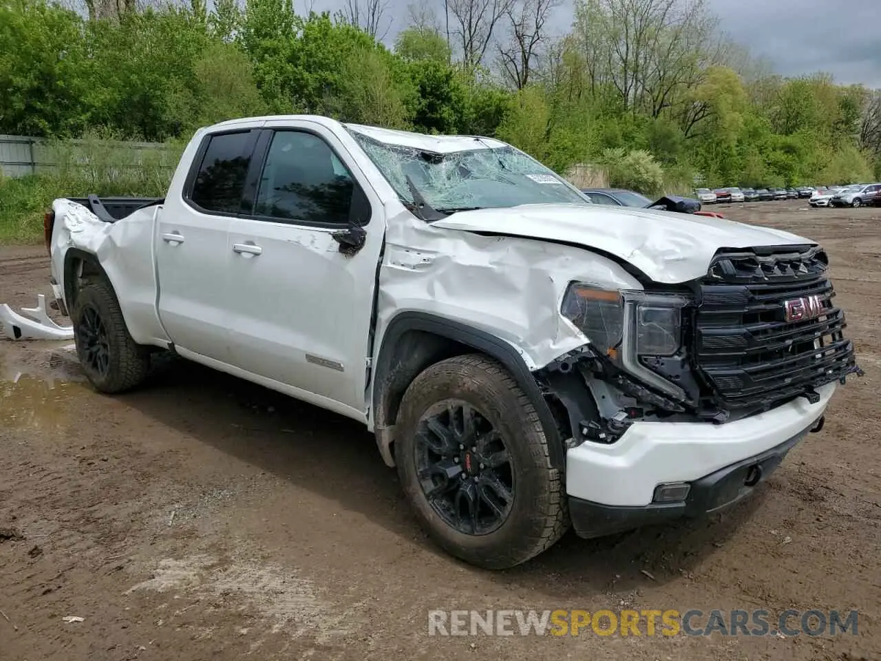 4 Photograph of a damaged car 1GTRUJEK1RZ287210 GMC SIERRA 2024