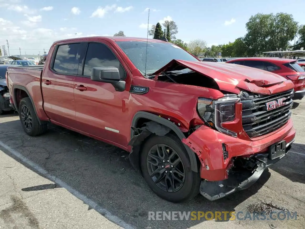 4 Photograph of a damaged car 1GTUUCED7RZ151395 GMC SIERRA 2024
