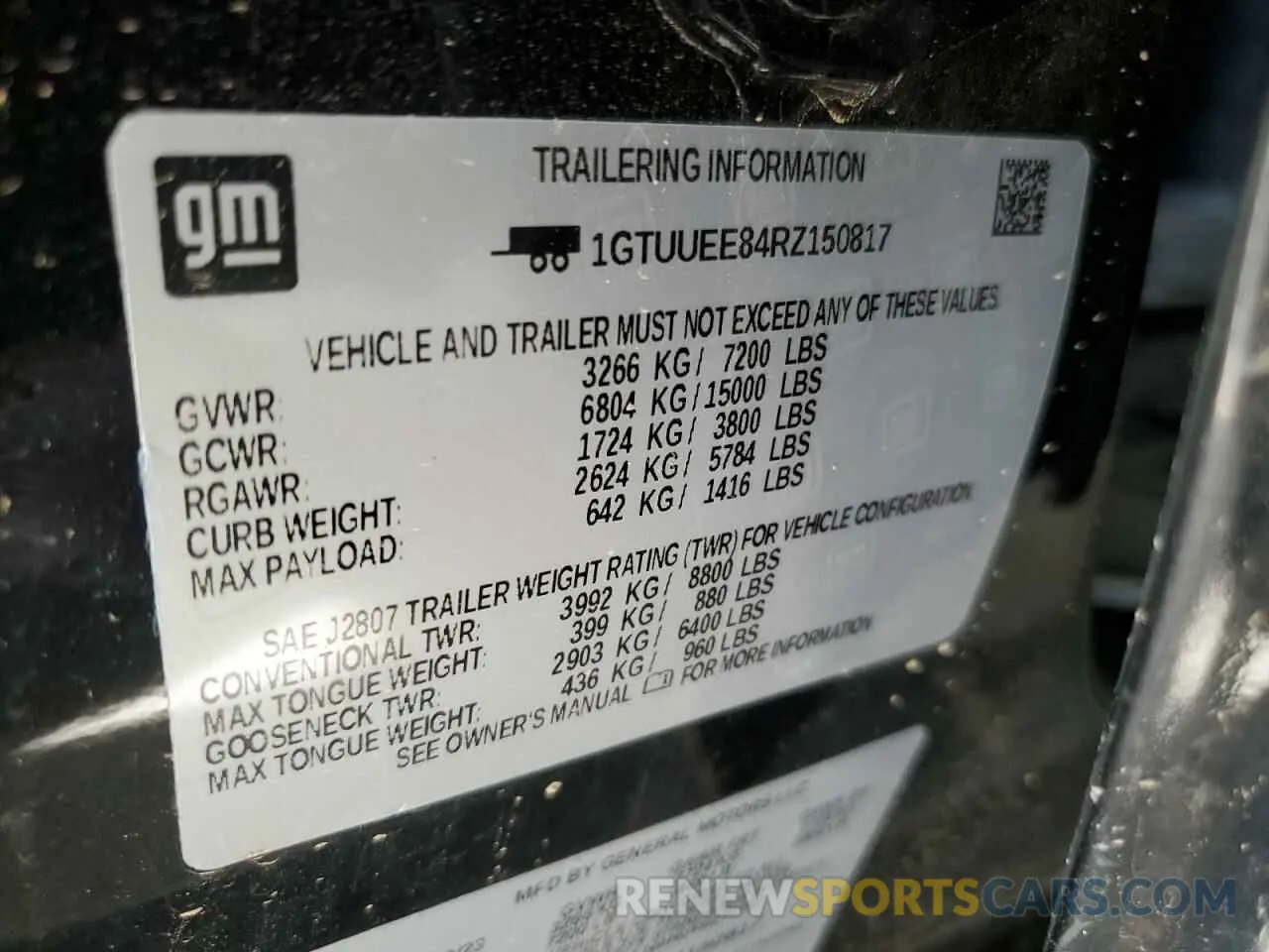 12 Photograph of a damaged car 1GTUUEE84RZ150817 GMC SIERRA 2024