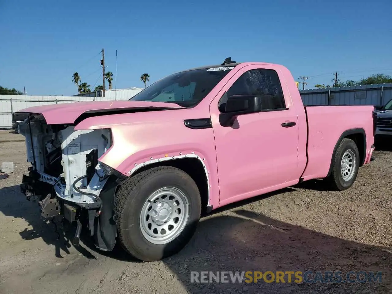 1 Photograph of a damaged car 3GTNHAEK1RG325764 GMC SIERRA 2024