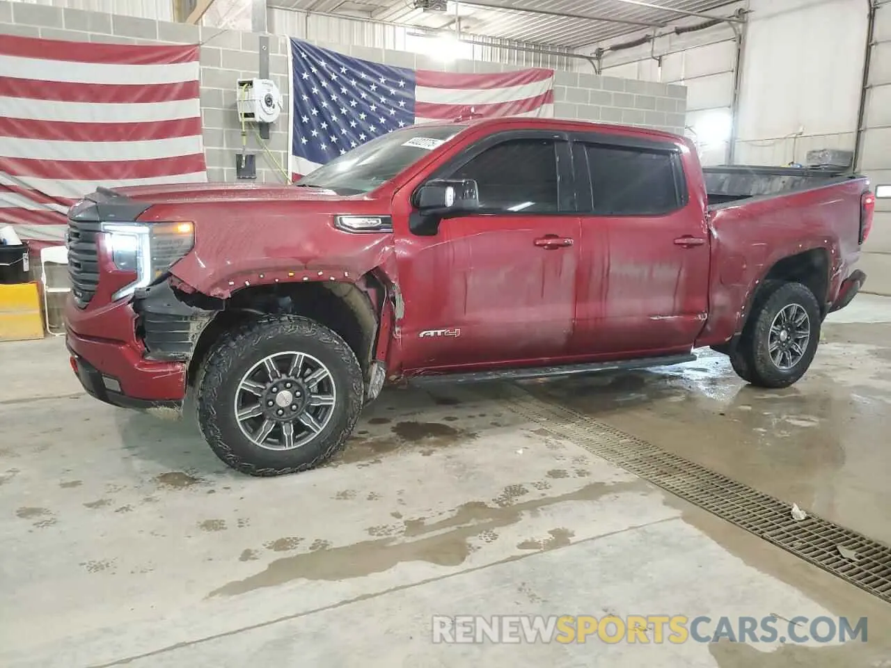 1 Photograph of a damaged car 3GTUUEELXRG202827 GMC SIERRA 2024