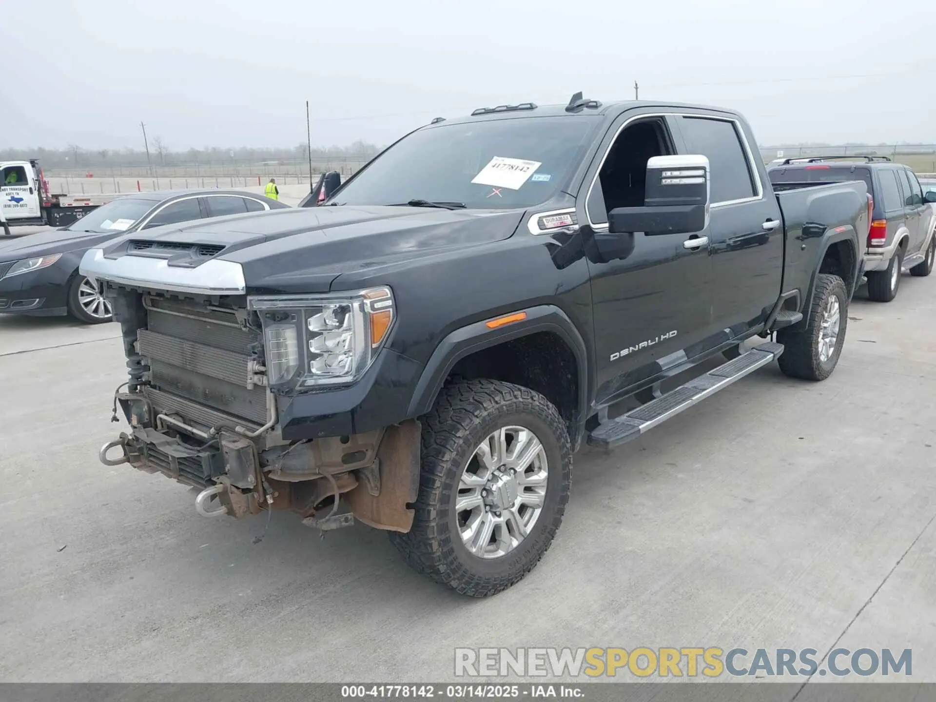2 Photograph of a damaged car 1GT49REY3LF108320 GMC SIERRA 2500HD 2020