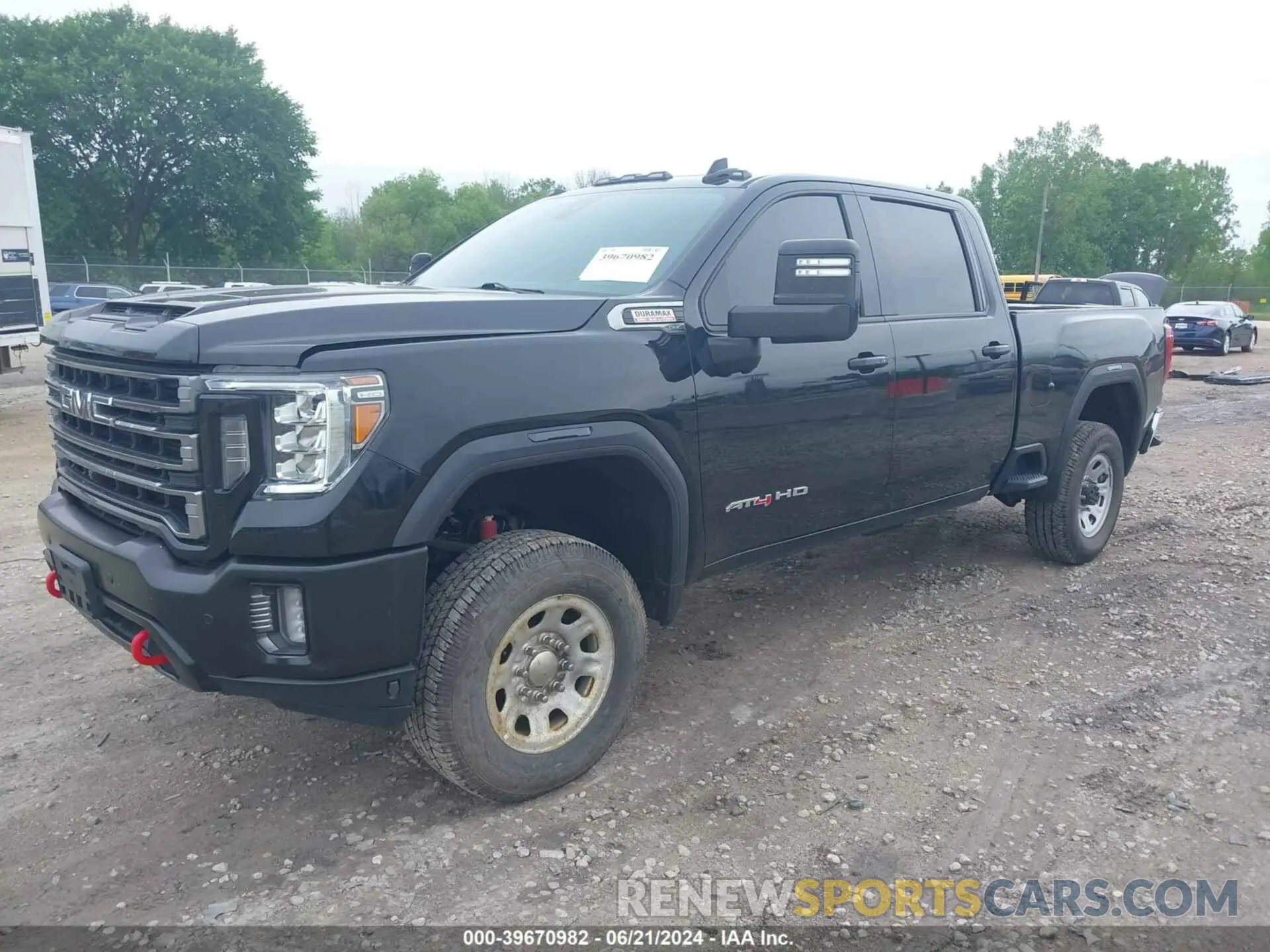 2 Photograph of a damaged car 1GT49PEY4MF146080 GMC SIERRA 2500HD 2021