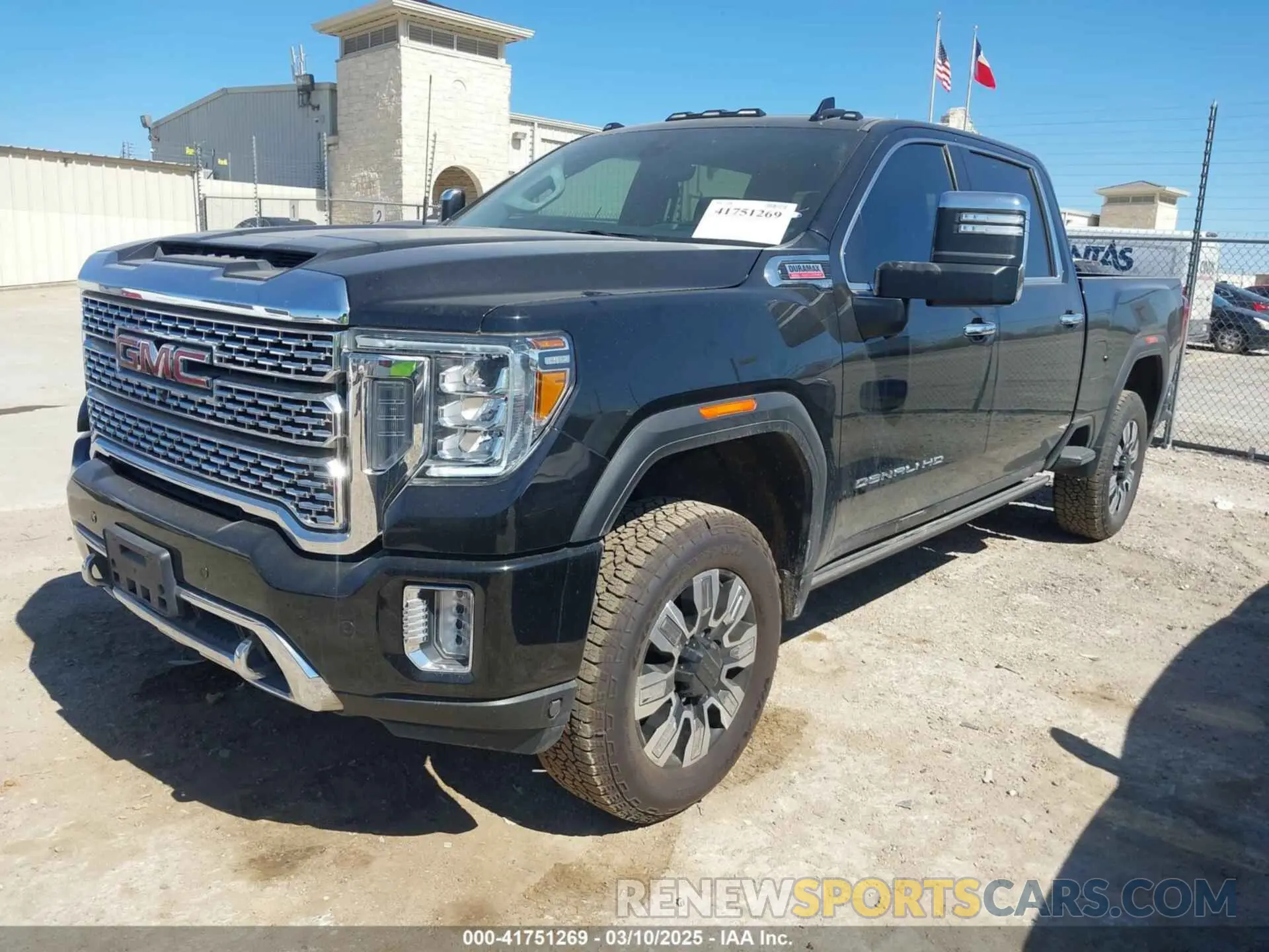 2 Photograph of a damaged car 1GT49REY5MF104593 GMC SIERRA 2500HD 2021