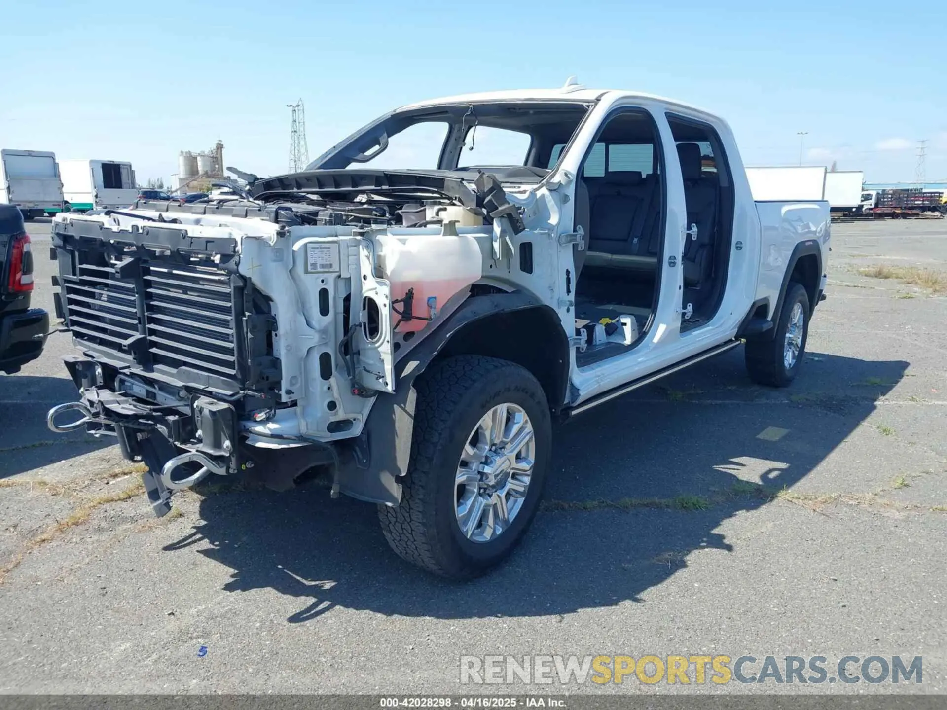 2 Photograph of a damaged car 1GT49REY5MF305958 GMC SIERRA 2500HD 2021