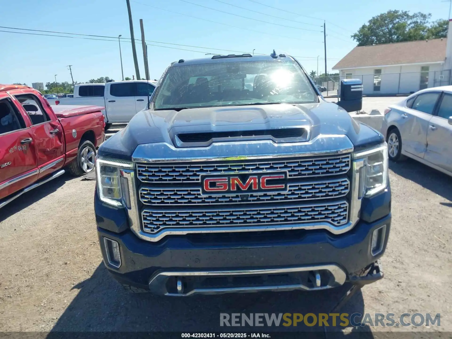13 Photograph of a damaged car 1GT49REY2NF228676 GMC SIERRA 2500HD 2022