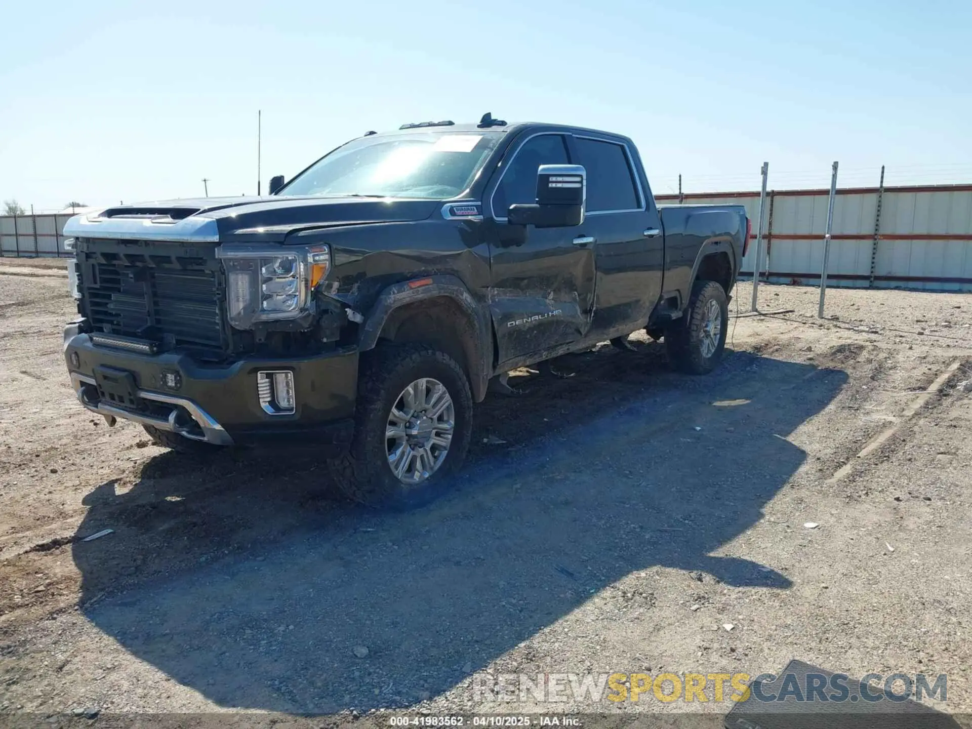 2 Photograph of a damaged car 1GT49REYXNF273591 GMC SIERRA 2500HD 2022