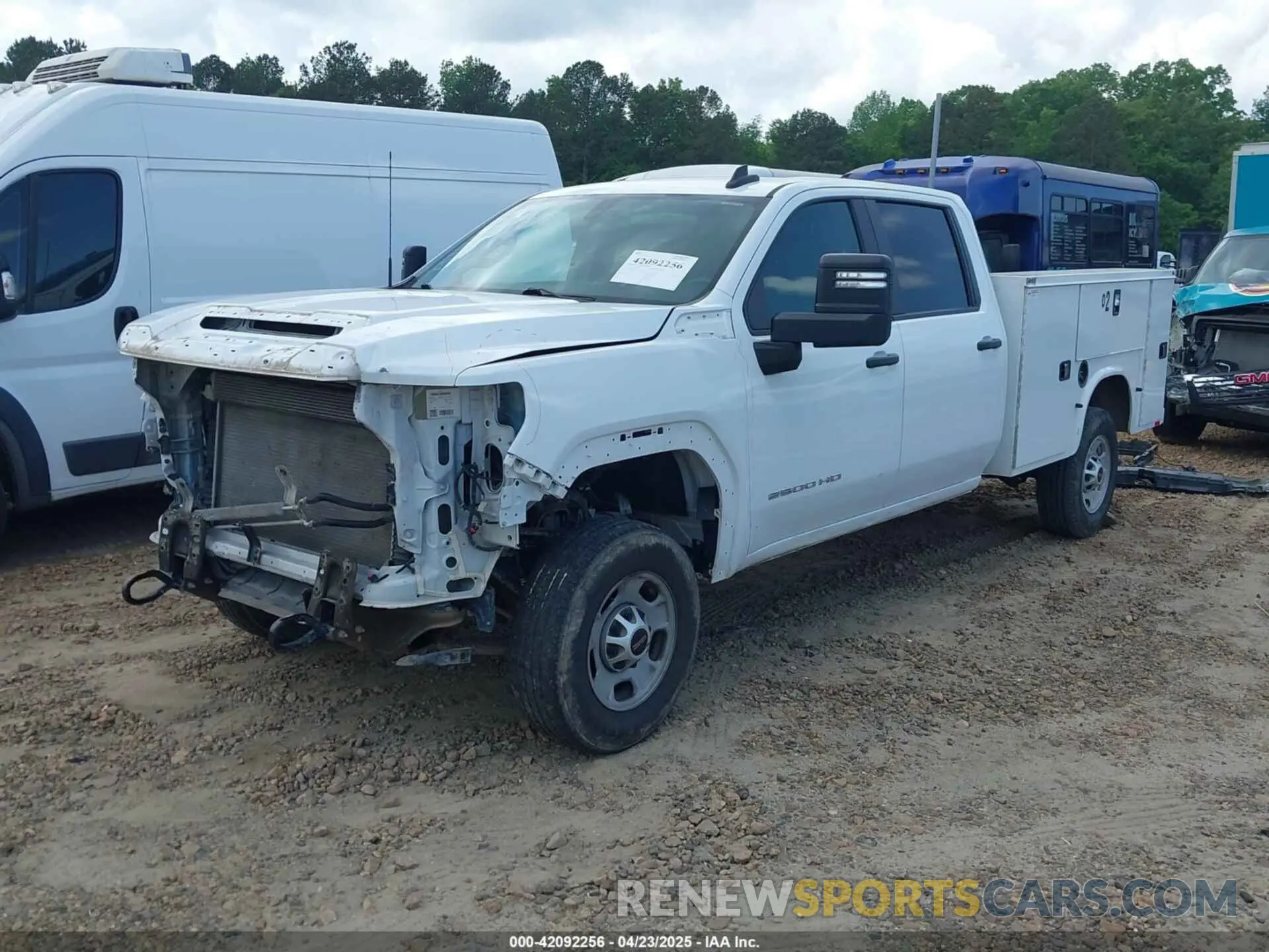 2 Photograph of a damaged car 1GD18LE79PF187634 GMC SIERRA 2500HD 2023
