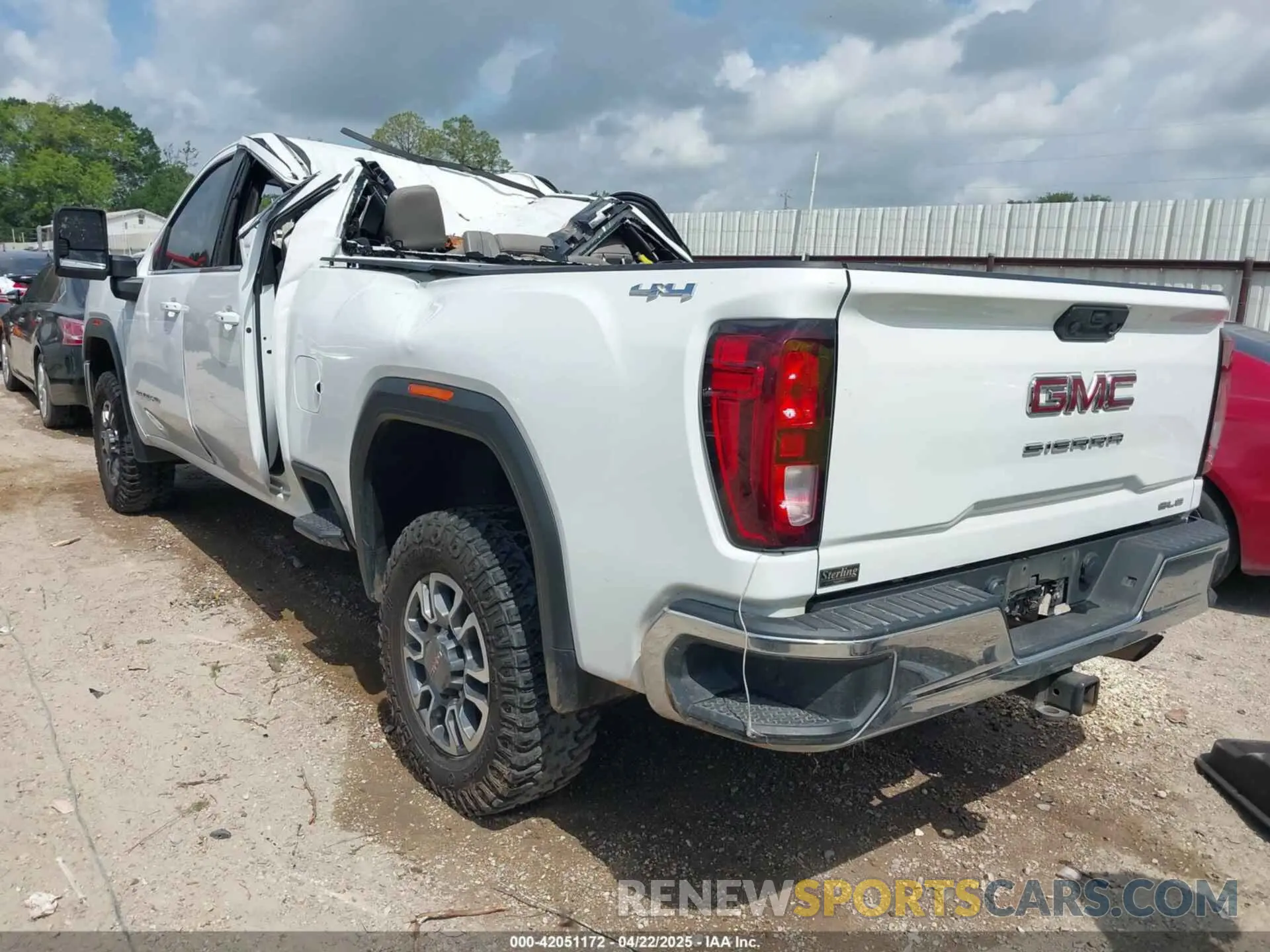 3 Photograph of a damaged car 1GT49ME74PF163567 GMC SIERRA 2500HD 2023