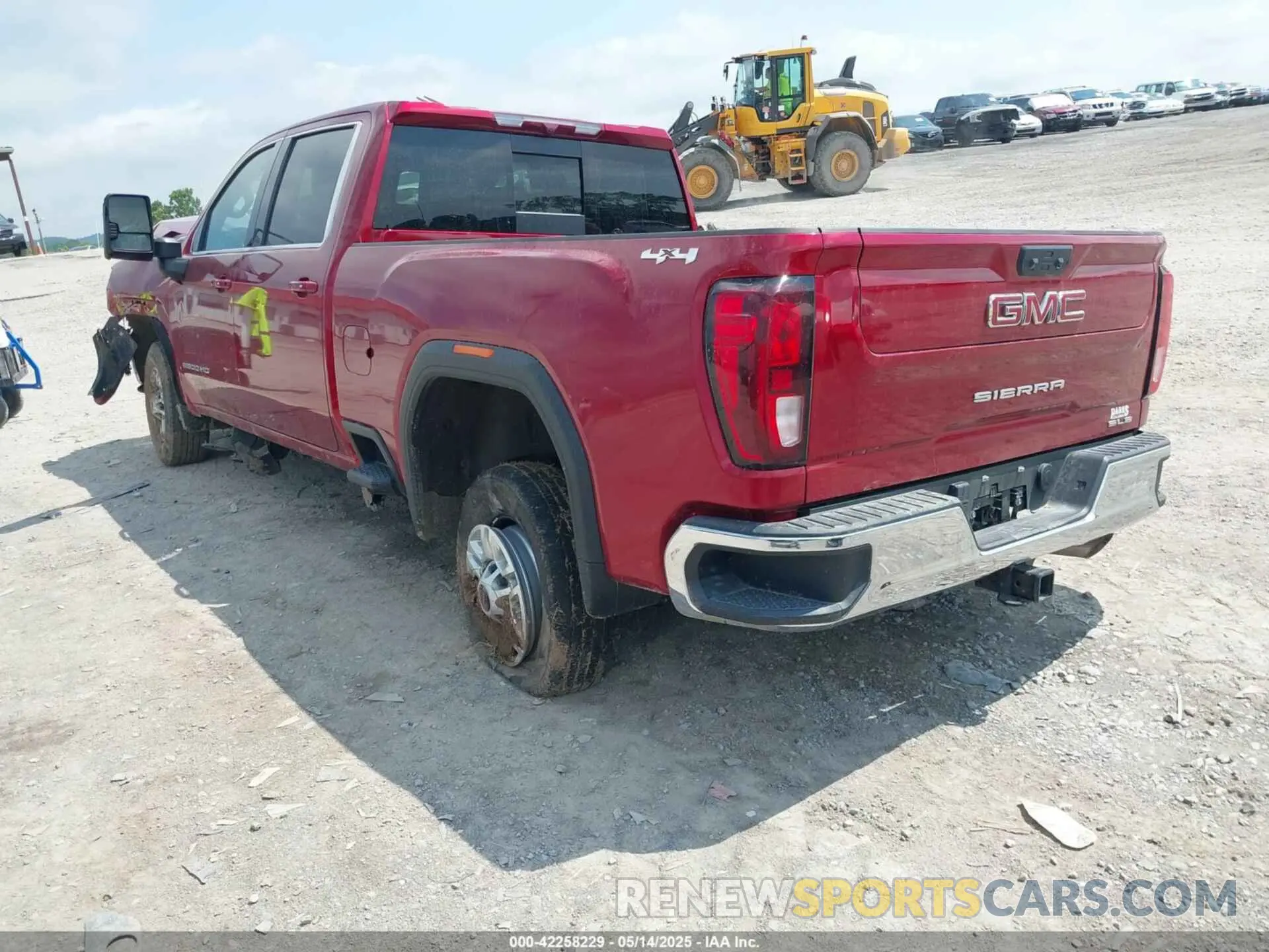 3 Photograph of a damaged car 1GT49ME74PF181616 GMC SIERRA 2500HD 2023