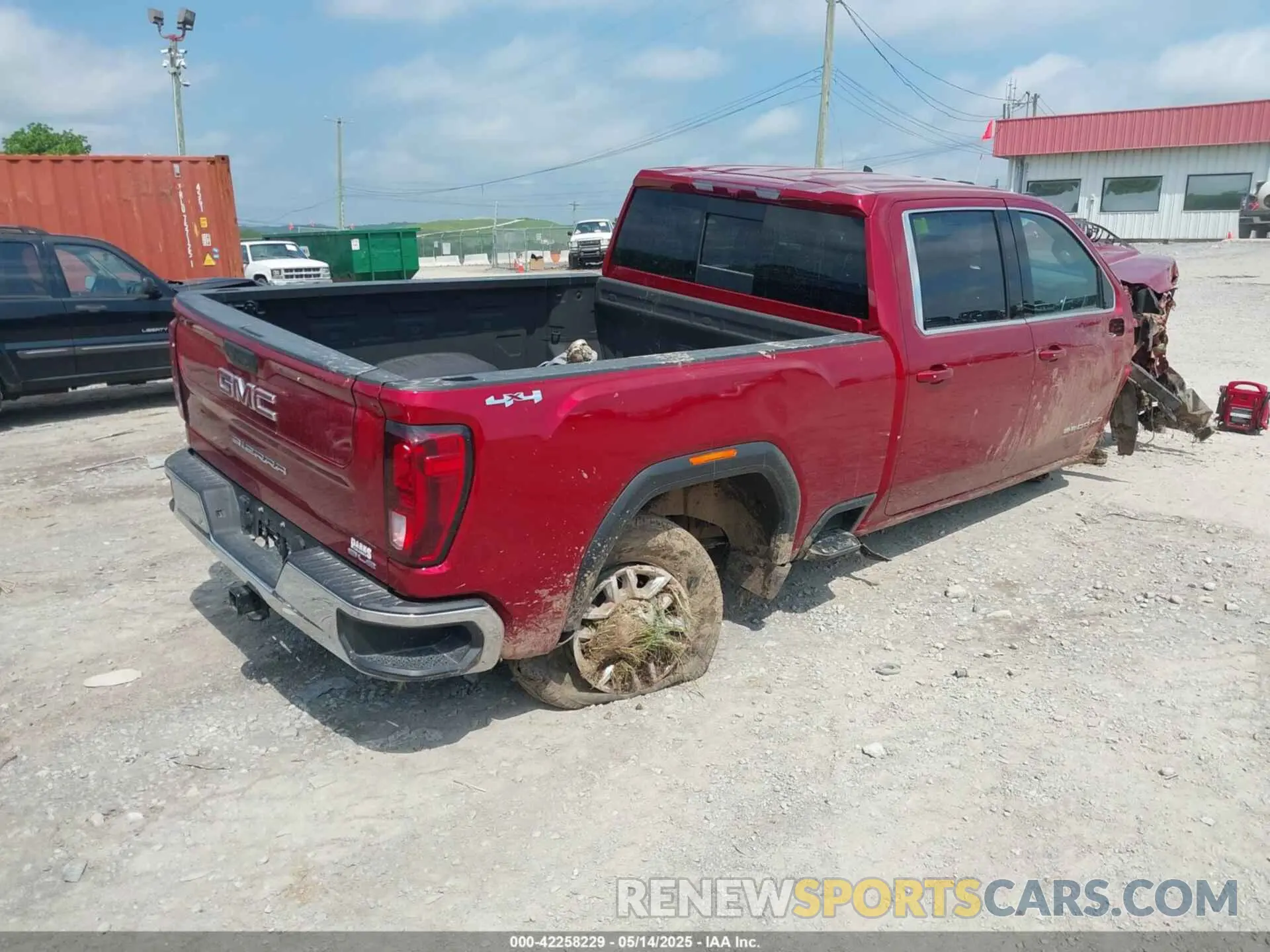4 Photograph of a damaged car 1GT49ME74PF181616 GMC SIERRA 2500HD 2023