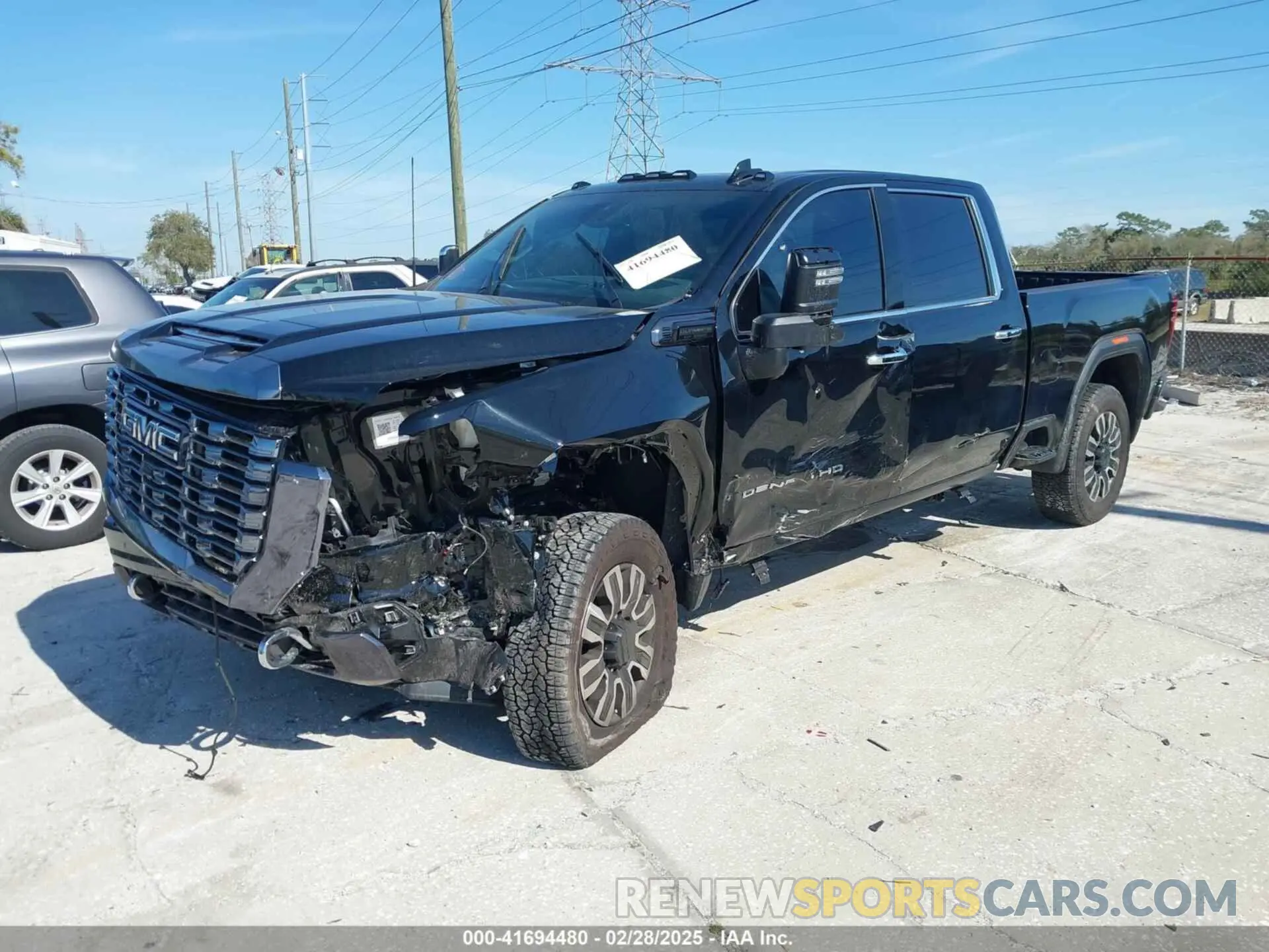 2 Photograph of a damaged car 1GT49XEY6RF405580 GMC SIERRA 2500HD 2024