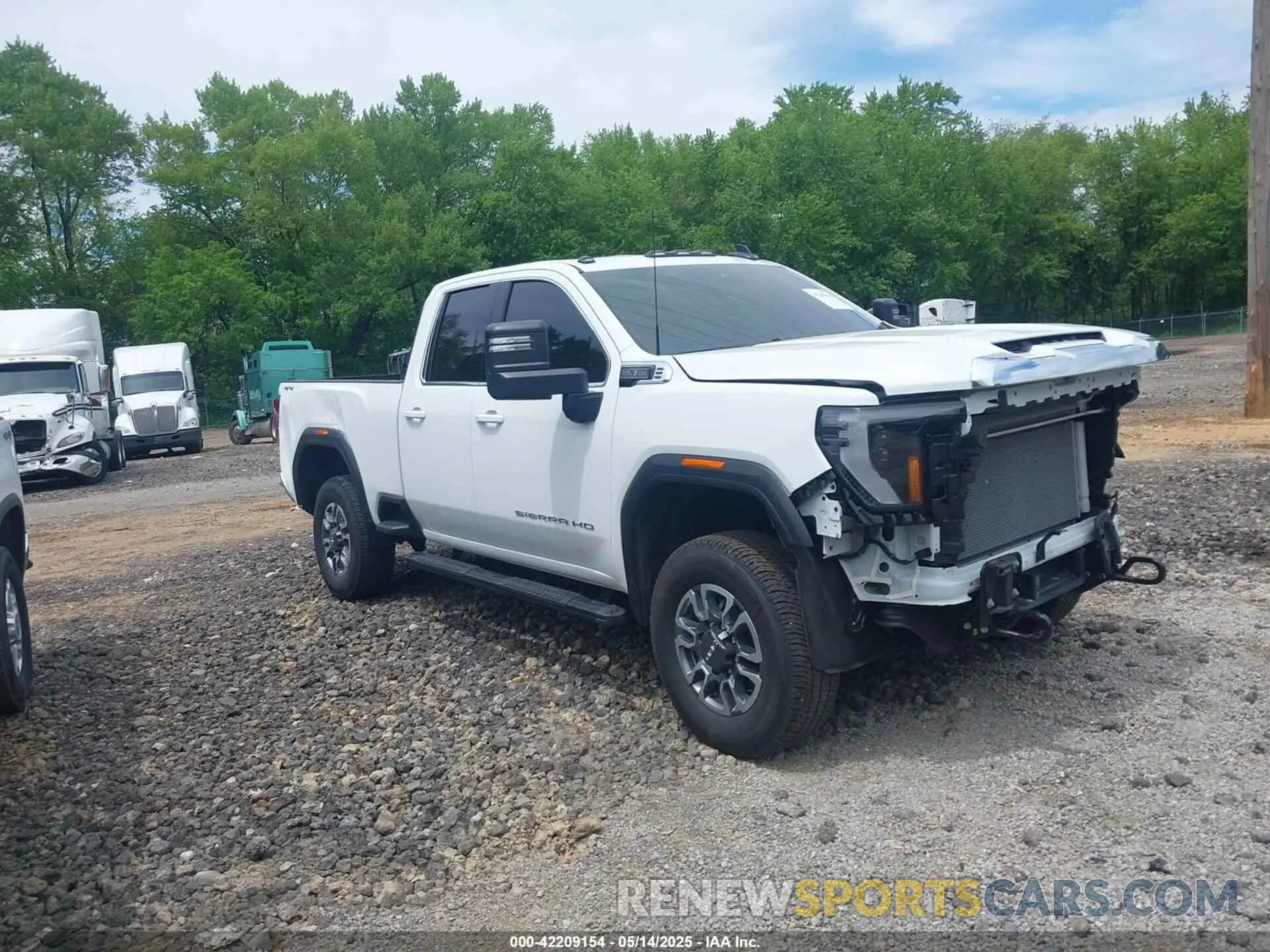 1 Photograph of a damaged car 1GT59ME79RF448708 GMC SIERRA 2500HD 2024