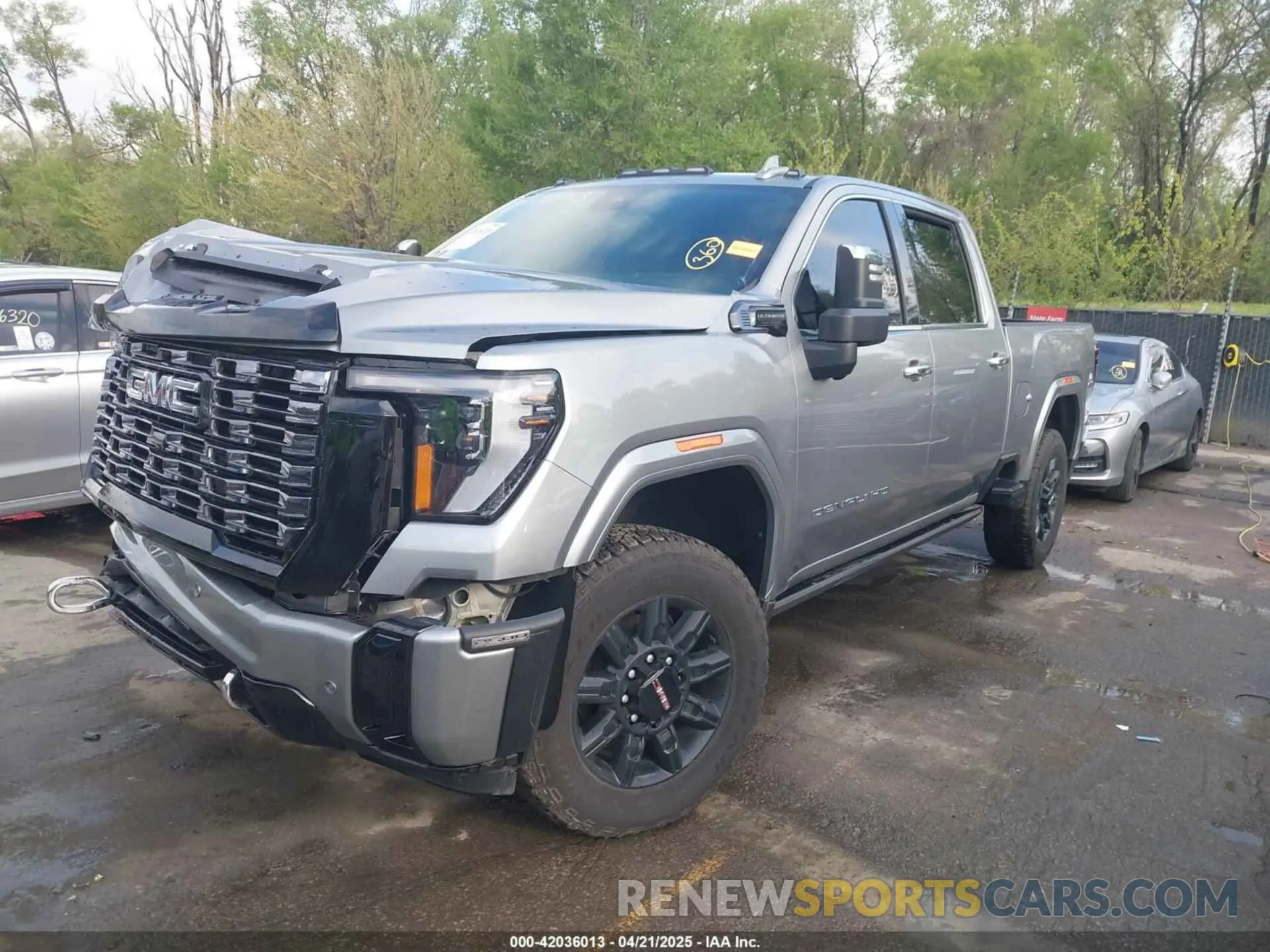 2 Photograph of a damaged car 1GT4UXEY2SF208037 GMC SIERRA 2500HD 2025