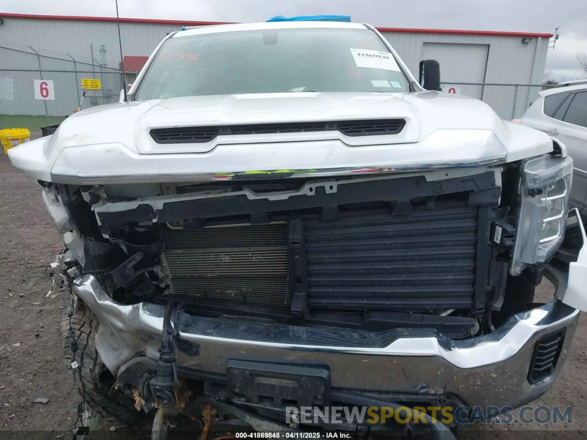 11 Photograph of a damaged car 1GT49SEY6MF122253 GMC SIERRA 3500HD 2021