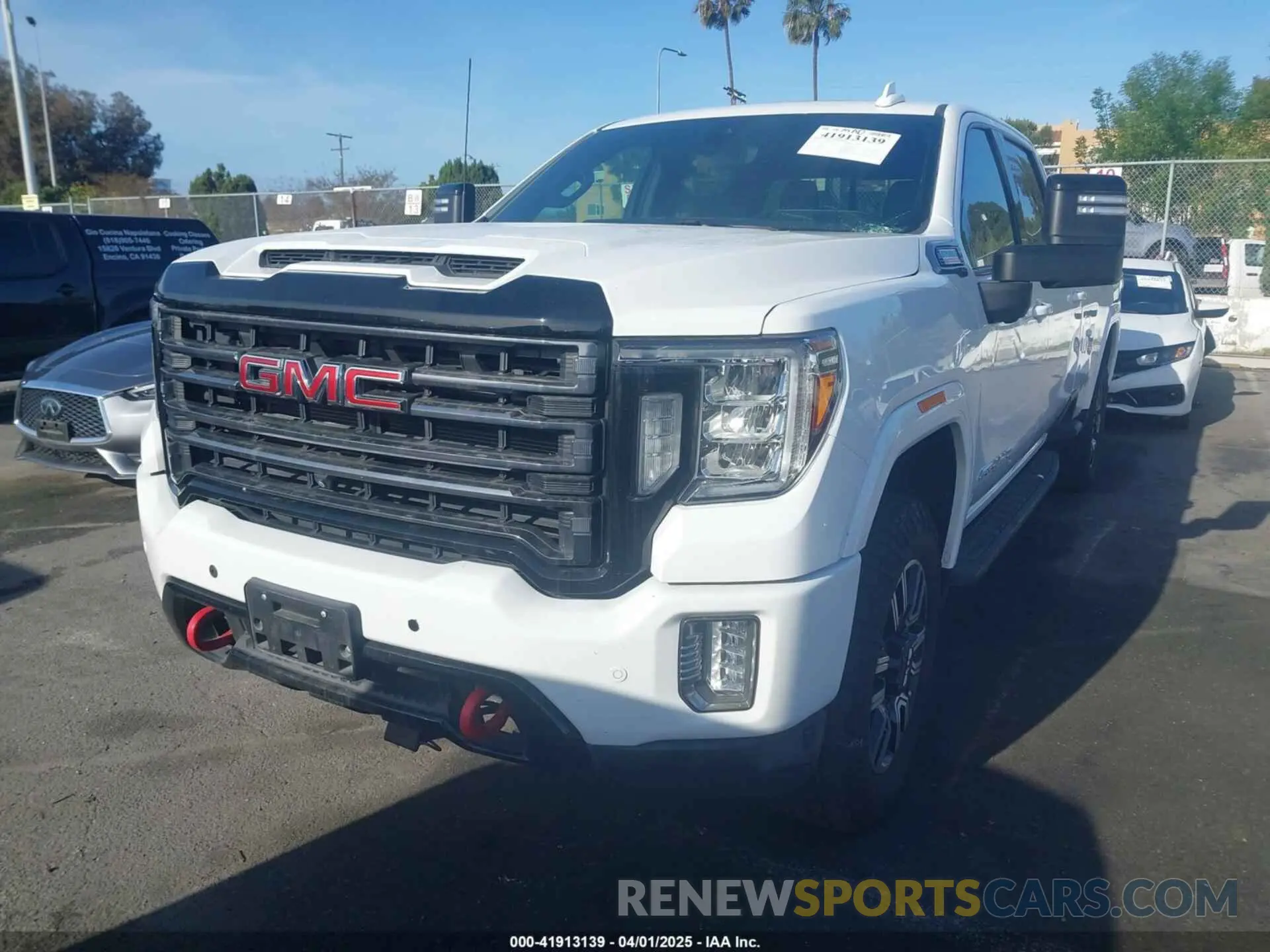 2 Photograph of a damaged car 1GT49VEY0MF185320 GMC SIERRA 3500HD 2021