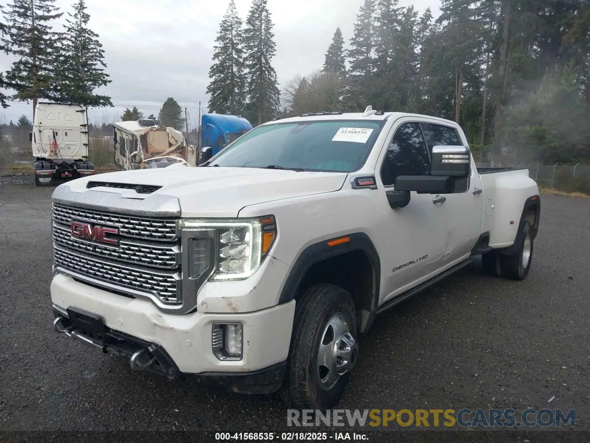 2 Photograph of a damaged car 1GT49WEY7MF192898 GMC SIERRA 3500HD 2021