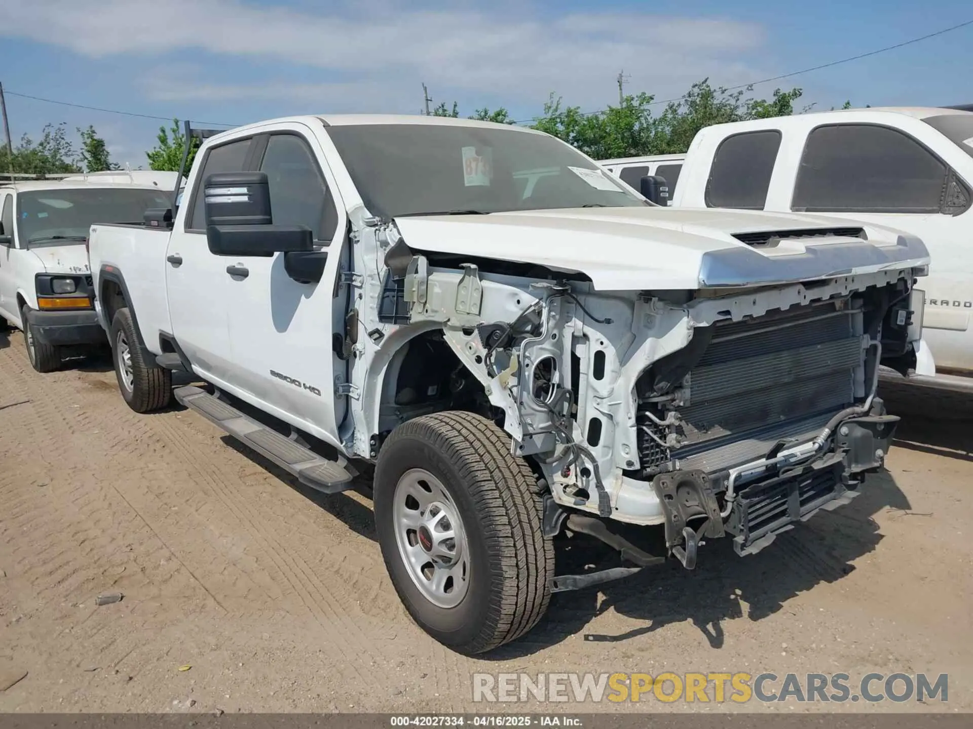 1 Photograph of a damaged car 1GT49SEY2PF180123 GMC SIERRA 3500HD 2023