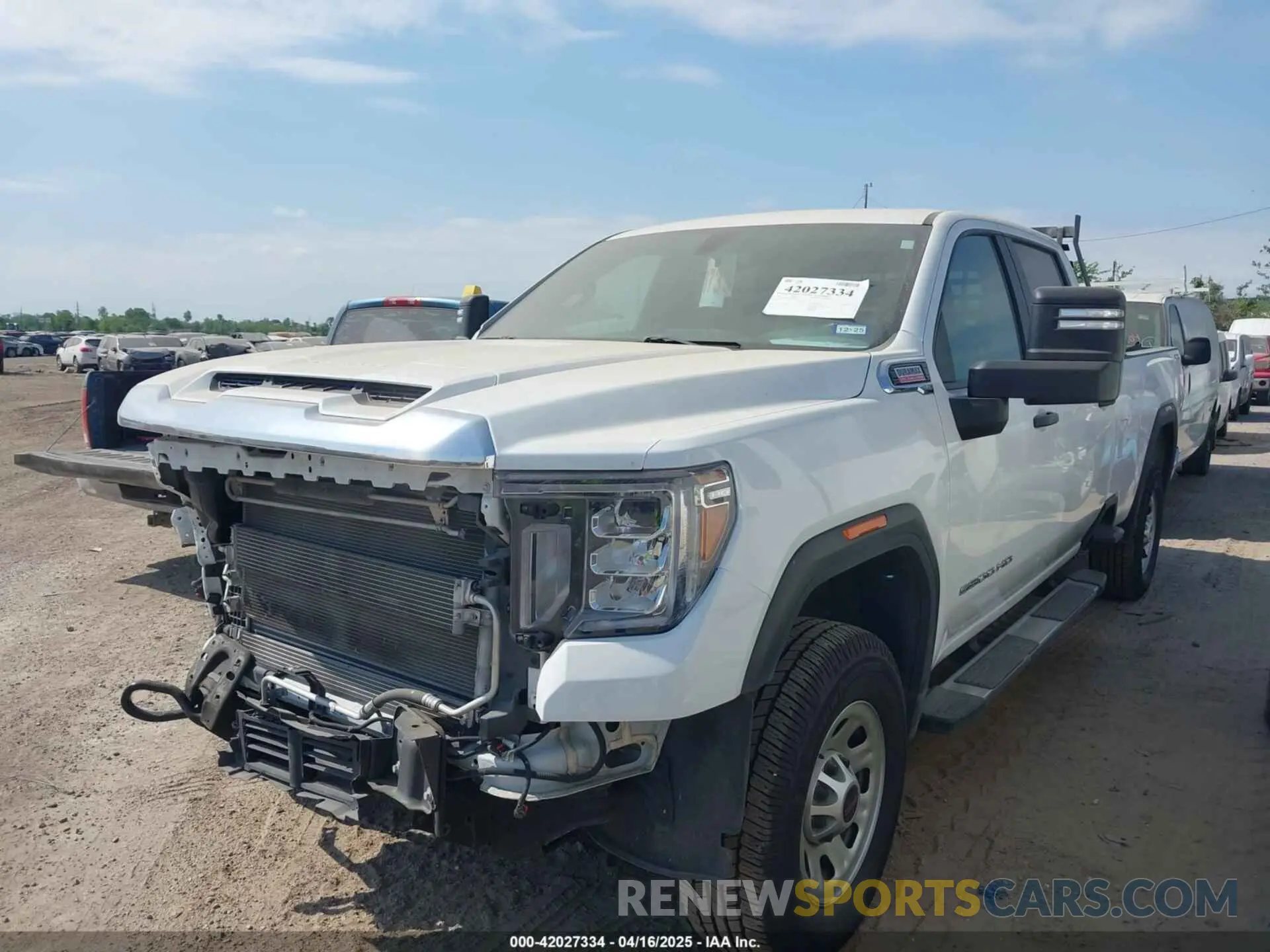 2 Photograph of a damaged car 1GT49SEY2PF180123 GMC SIERRA 3500HD 2023