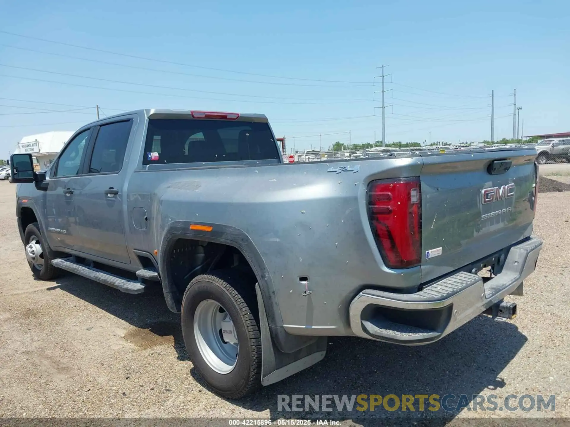 3 Photograph of a damaged car 1GT49SEY8RF434646 GMC SIERRA 3500HD 2024