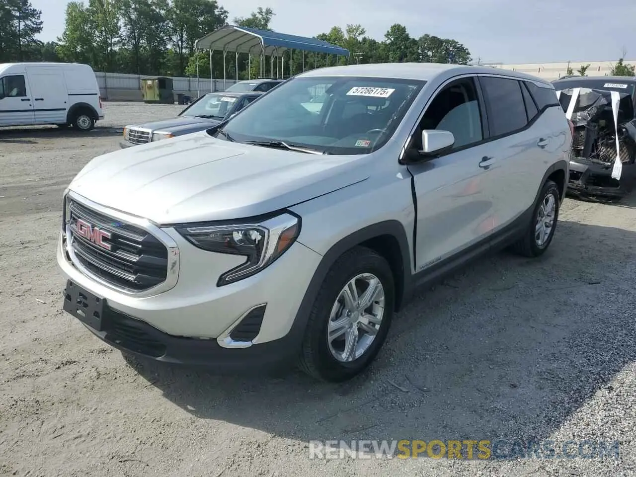 1 Photograph of a damaged car 3GKALMEV0KL118759 GMC TERRAIN 2019