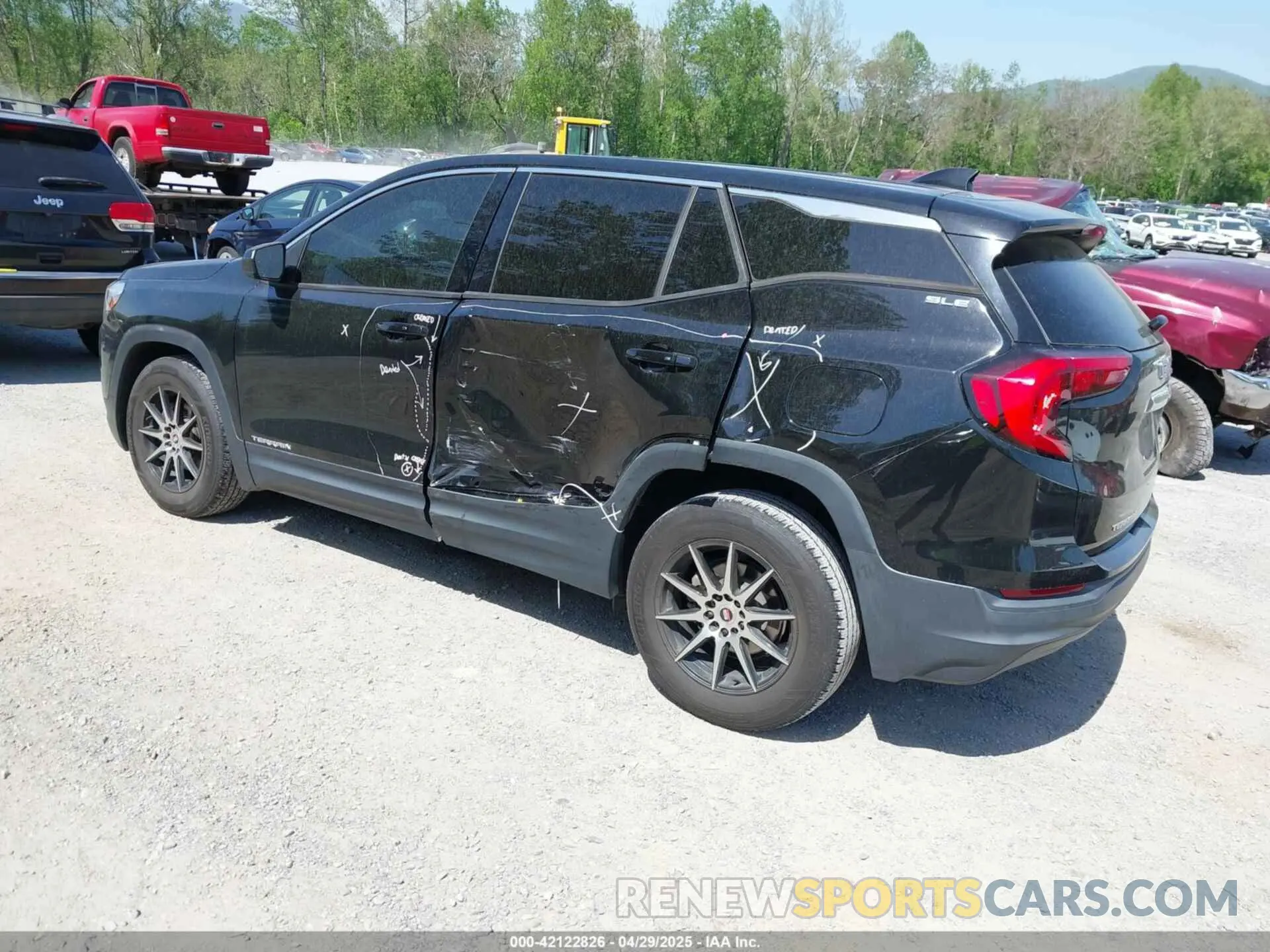 3 Фотография поврежденного автомобиля 3GKALMEV1KL166304 GMC TERRAIN 2019