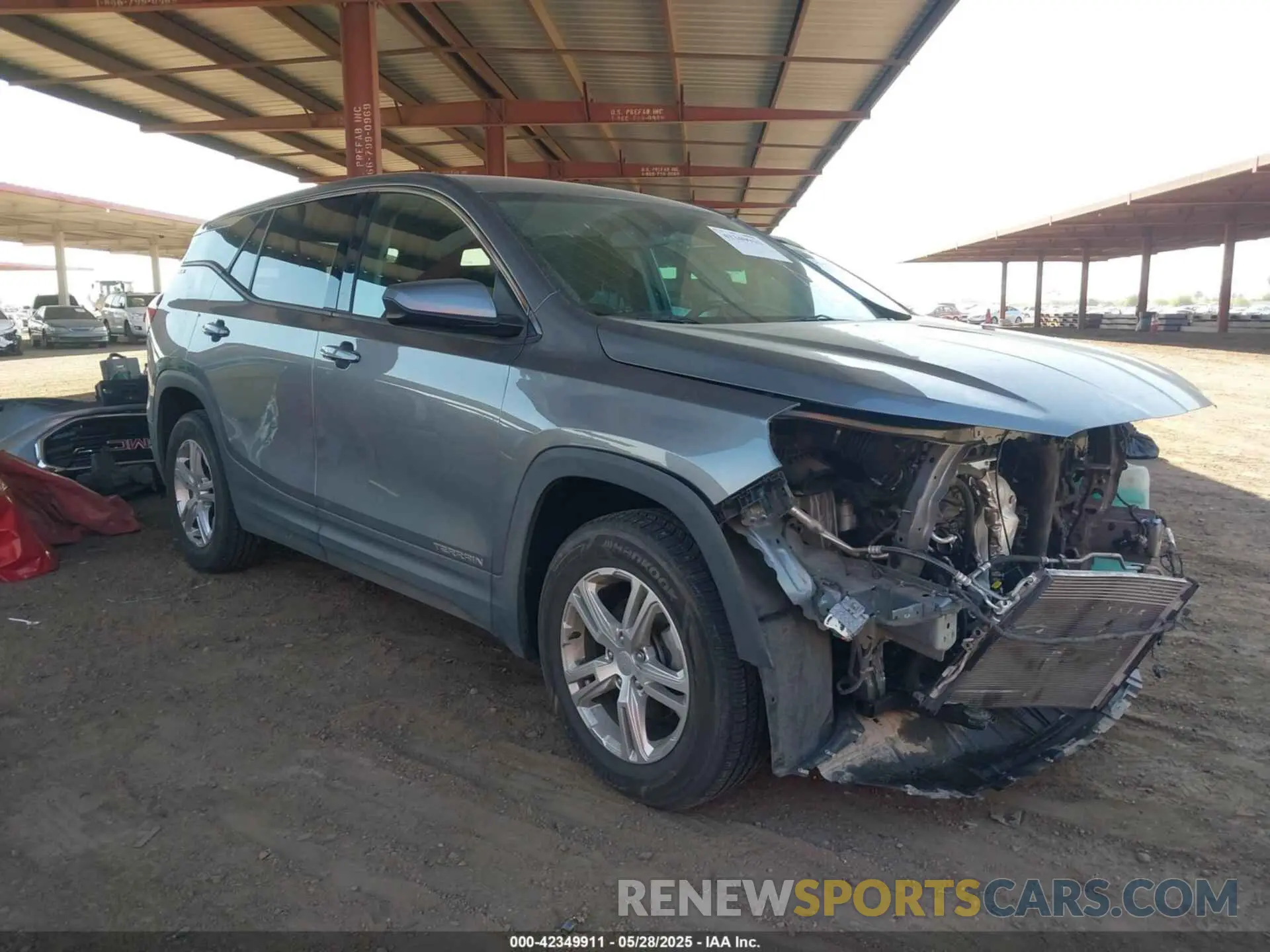 1 Photograph of a damaged car 3GKALMEV2KL272874 GMC TERRAIN 2019