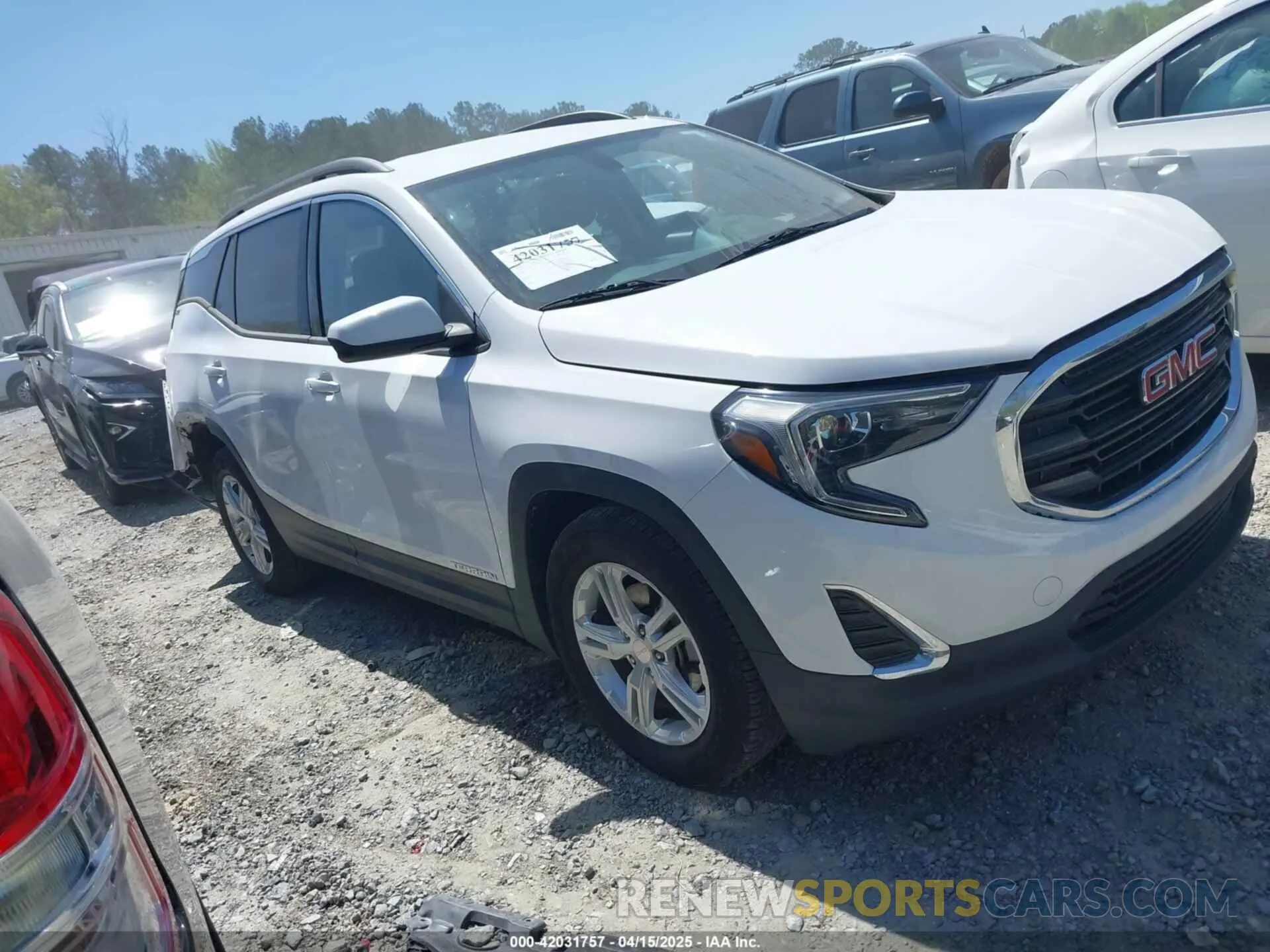 1 Photograph of a damaged car 3GKALMEV3KL108209 GMC TERRAIN 2019
