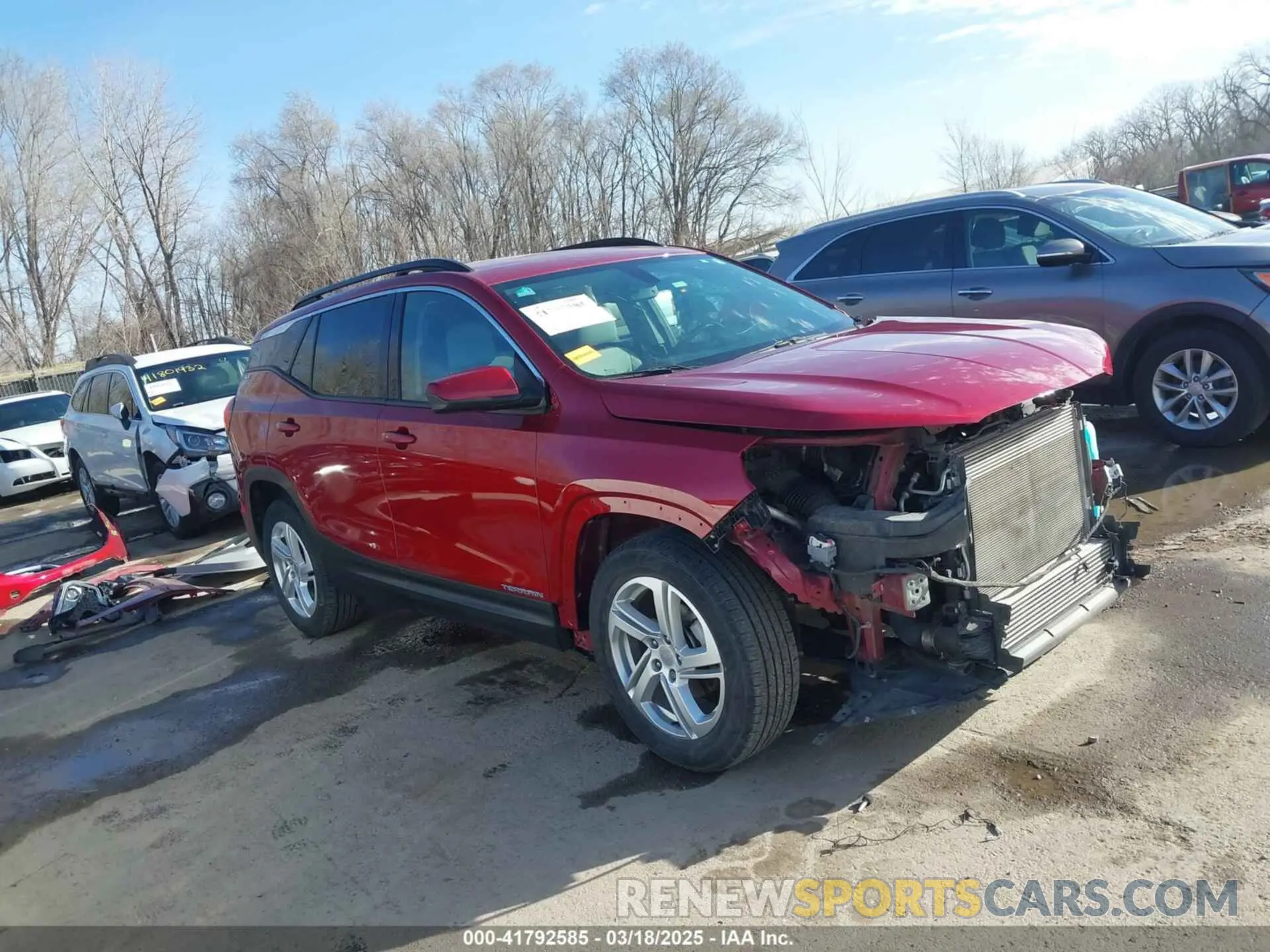 1 Photograph of a damaged car 3GKALMEV3KL144871 GMC TERRAIN 2019
