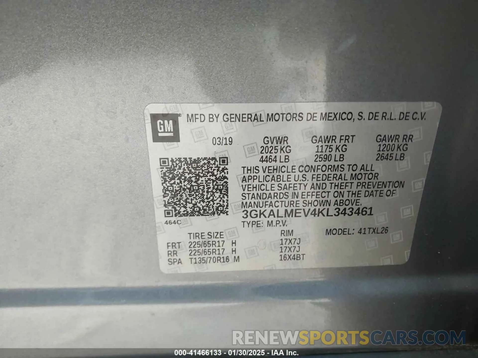 9 Фотография поврежденного автомобиля 3GKALMEV4KL343461 GMC TERRAIN 2019