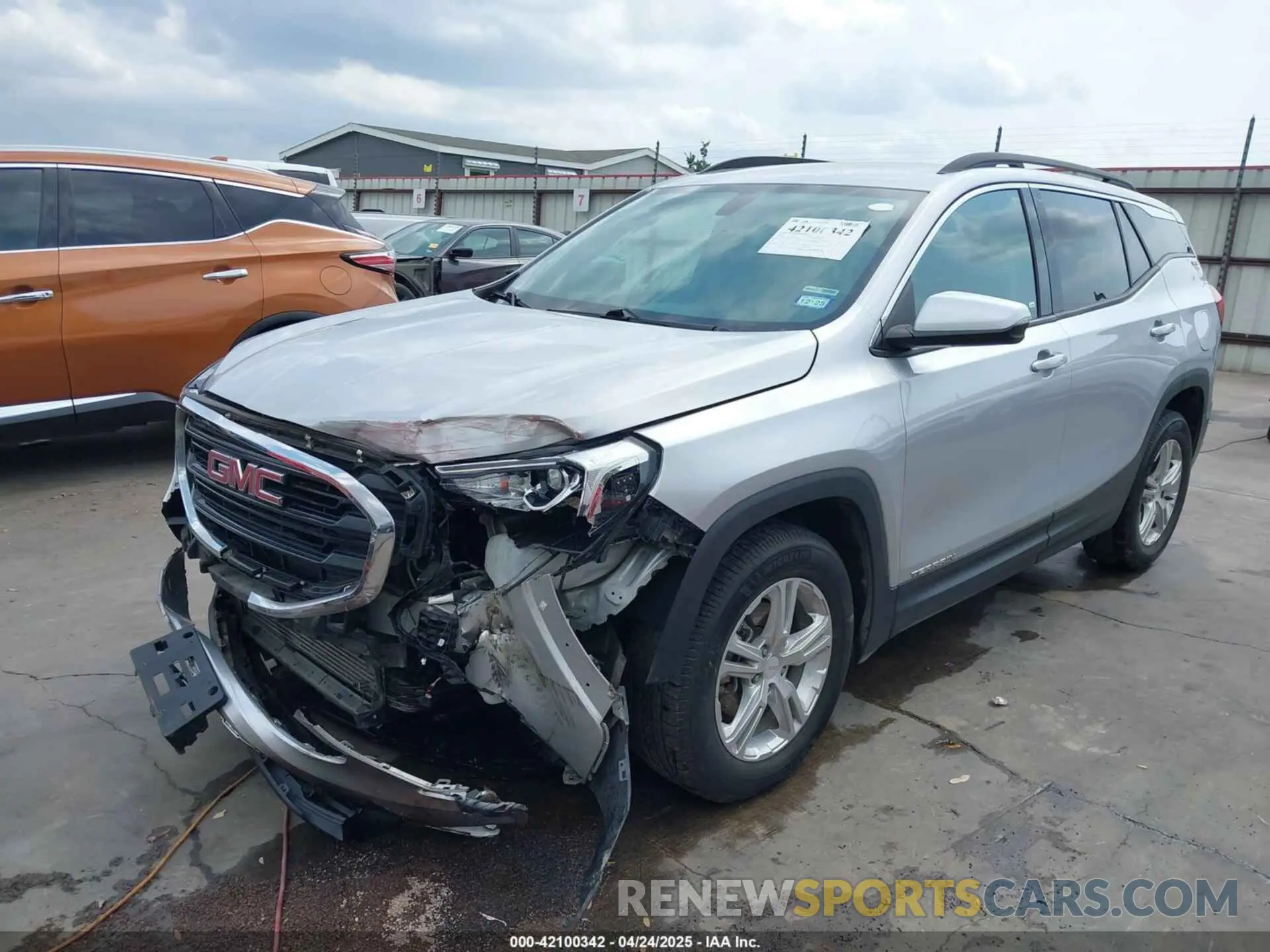 2 Фотография поврежденного автомобиля 3GKALMEV6KL156304 GMC TERRAIN 2019