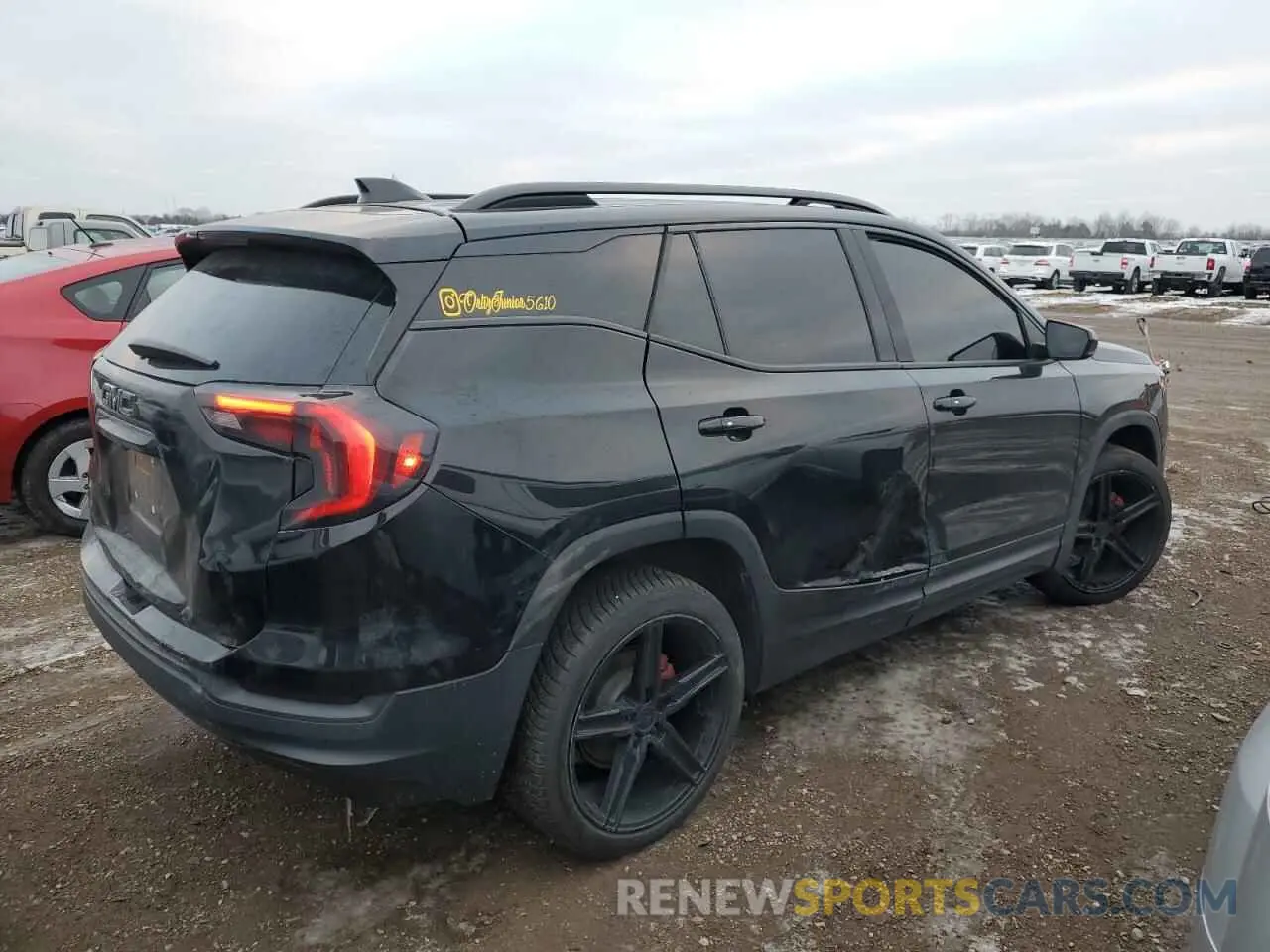 3 Photograph of a damaged car 3GKALMEV9KL106478 GMC TERRAIN 2019