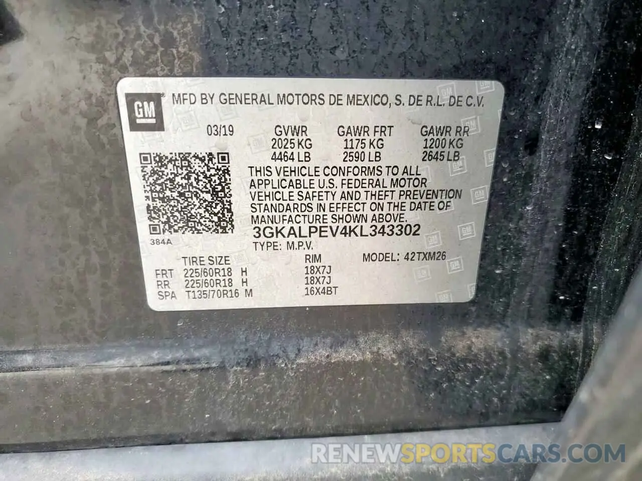 13 Фотография поврежденного автомобиля 3GKALPEV4KL343302 GMC TERRAIN 2019