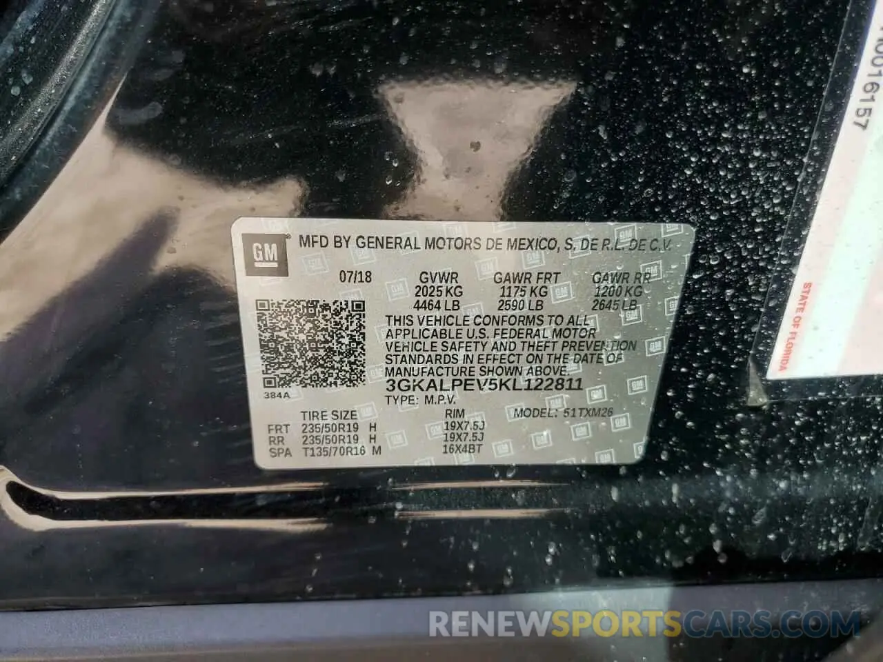 13 Фотография поврежденного автомобиля 3GKALPEV5KL122811 GMC TERRAIN 2019