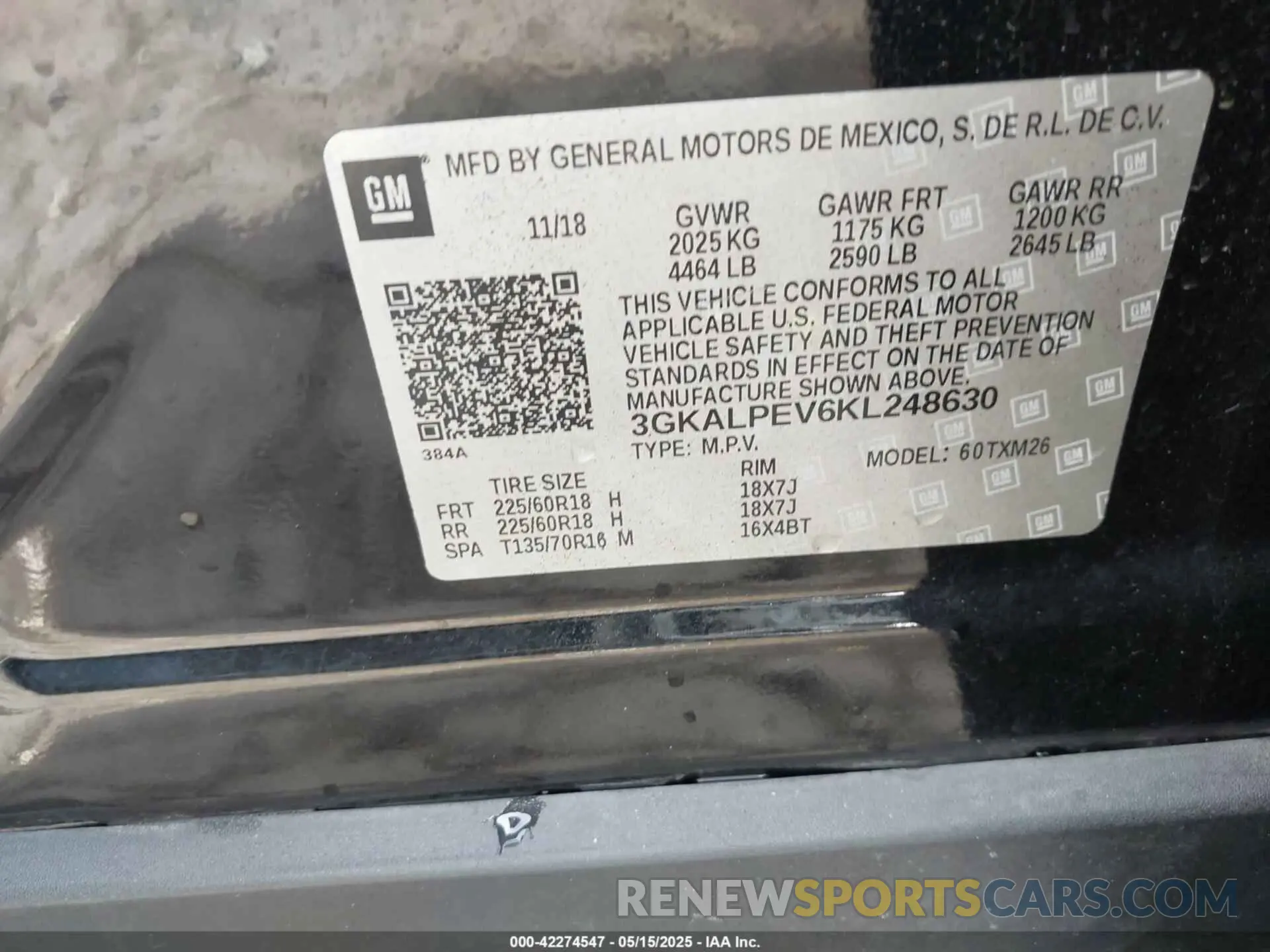 9 Фотография поврежденного автомобиля 3GKALPEV6KL248630 GMC TERRAIN 2019