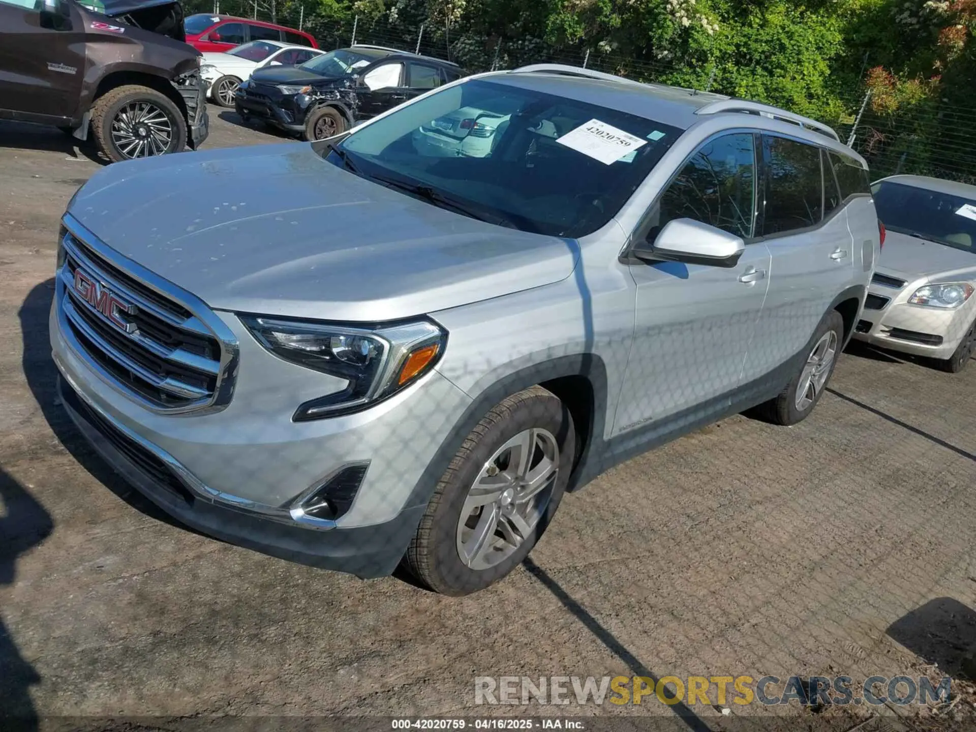 2 Photograph of a damaged car 3GKALPEV6KL361803 GMC TERRAIN 2019