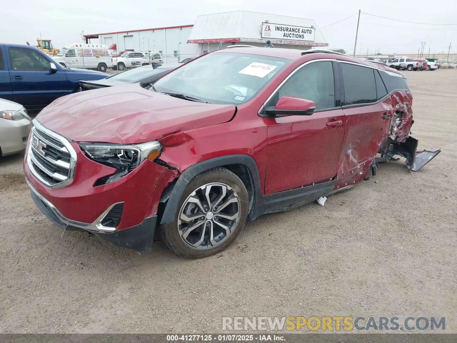 2 Photograph of a damaged car 3GKALPEX6KL372902 GMC TERRAIN 2019