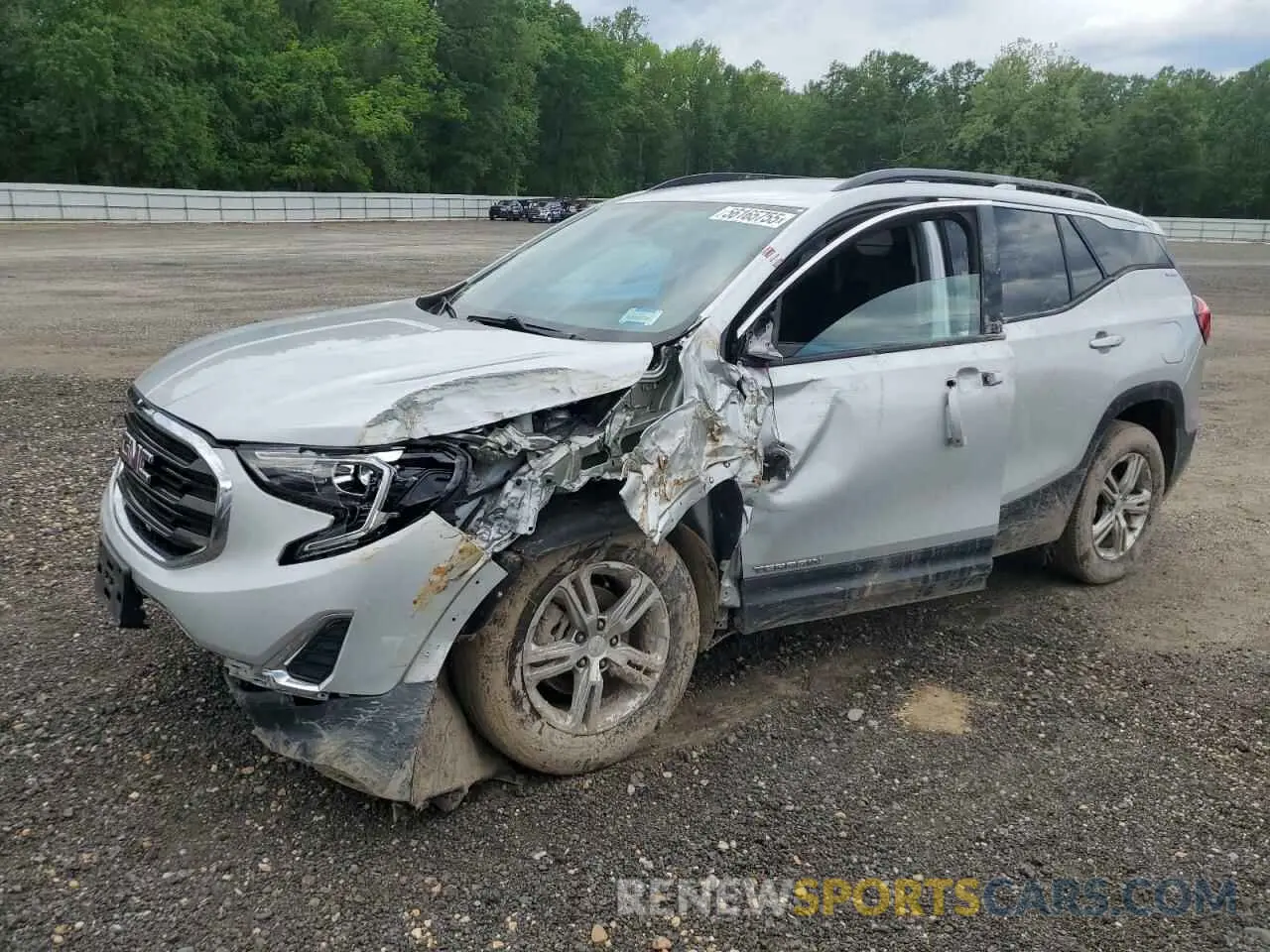 1 Photograph of a damaged car 3GKALTEV3KL164404 GMC TERRAIN 2019