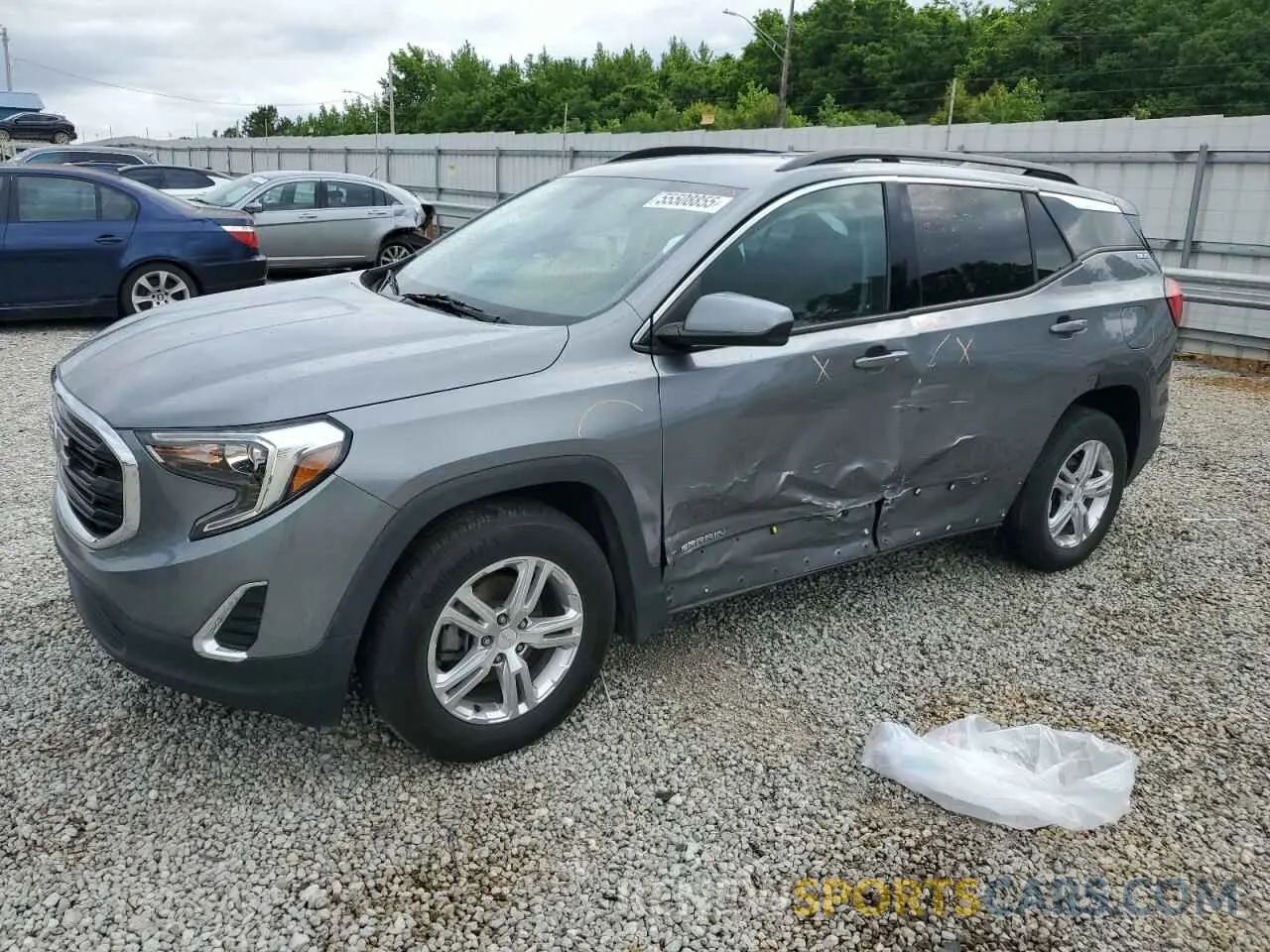 1 Photograph of a damaged car 3GKALTEV6KL161805 GMC TERRAIN 2019